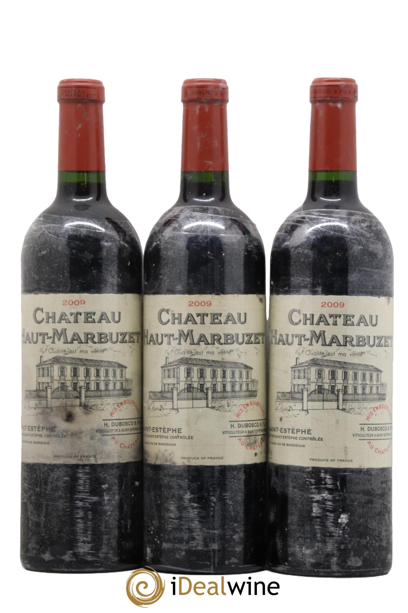 Château Haut Marbuzet 2009 - Lot de 3 bouteilles - 0