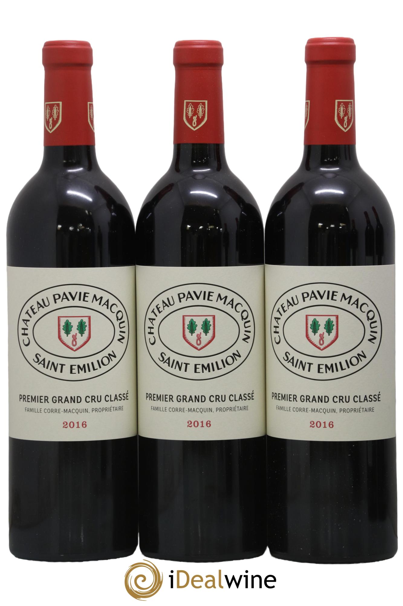 Château Pavie Macquin 1er Grand Cru Classé B 2016 - Lotto di 6 bottiglie - 1