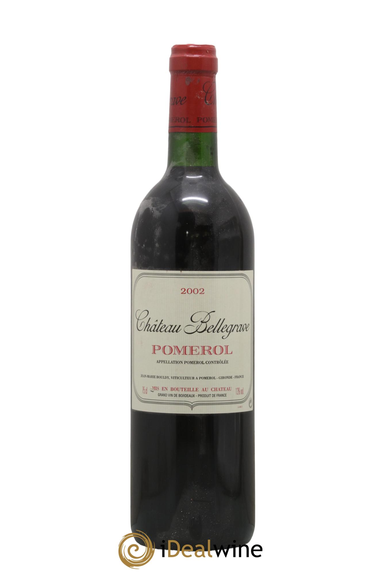 Château Bellegrave 2002 - Lot de 1 bouteille - 0