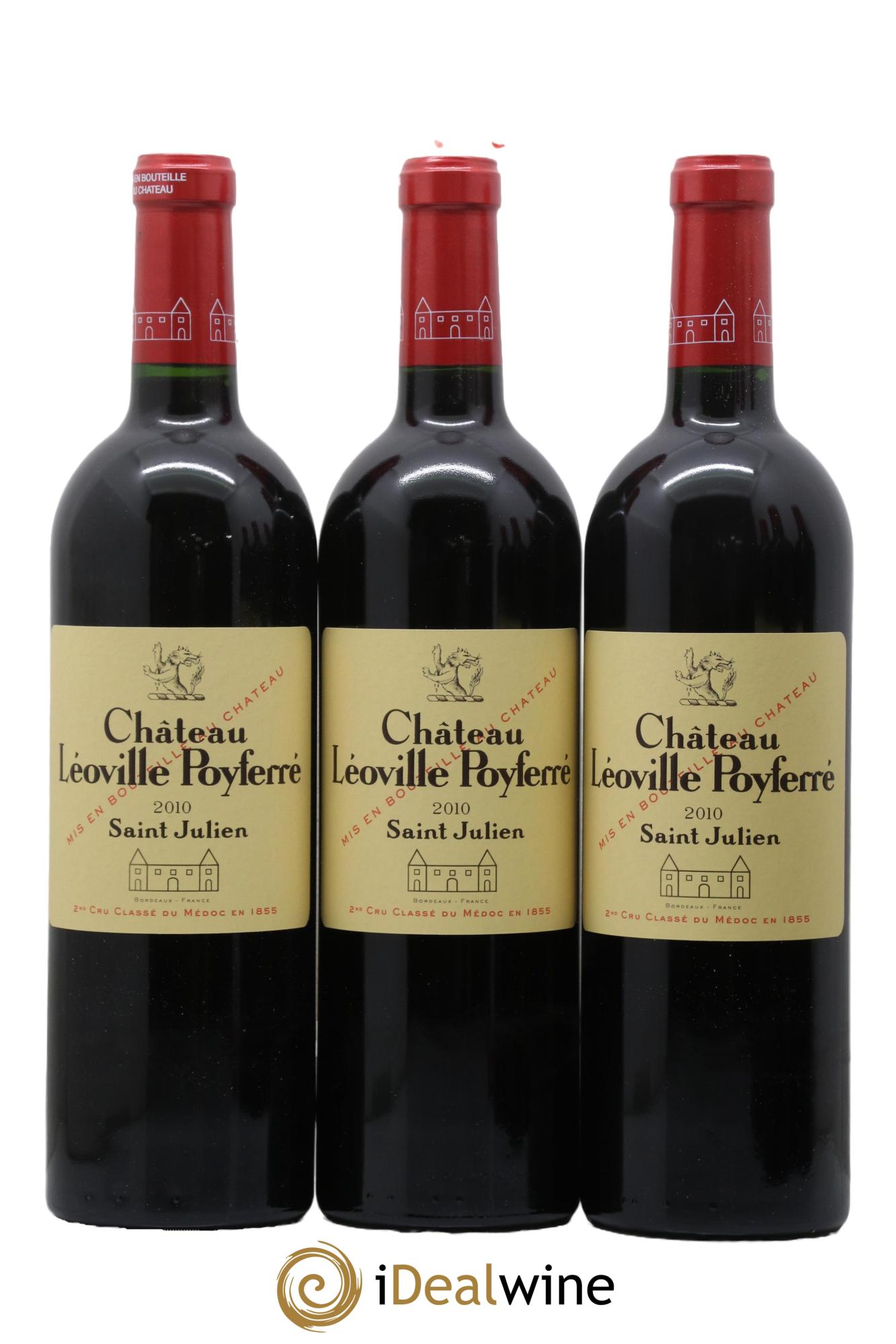 Château Léoville Poyferré 2ème Grand Cru Classé 2010 - Lot of 6 bottles - 1