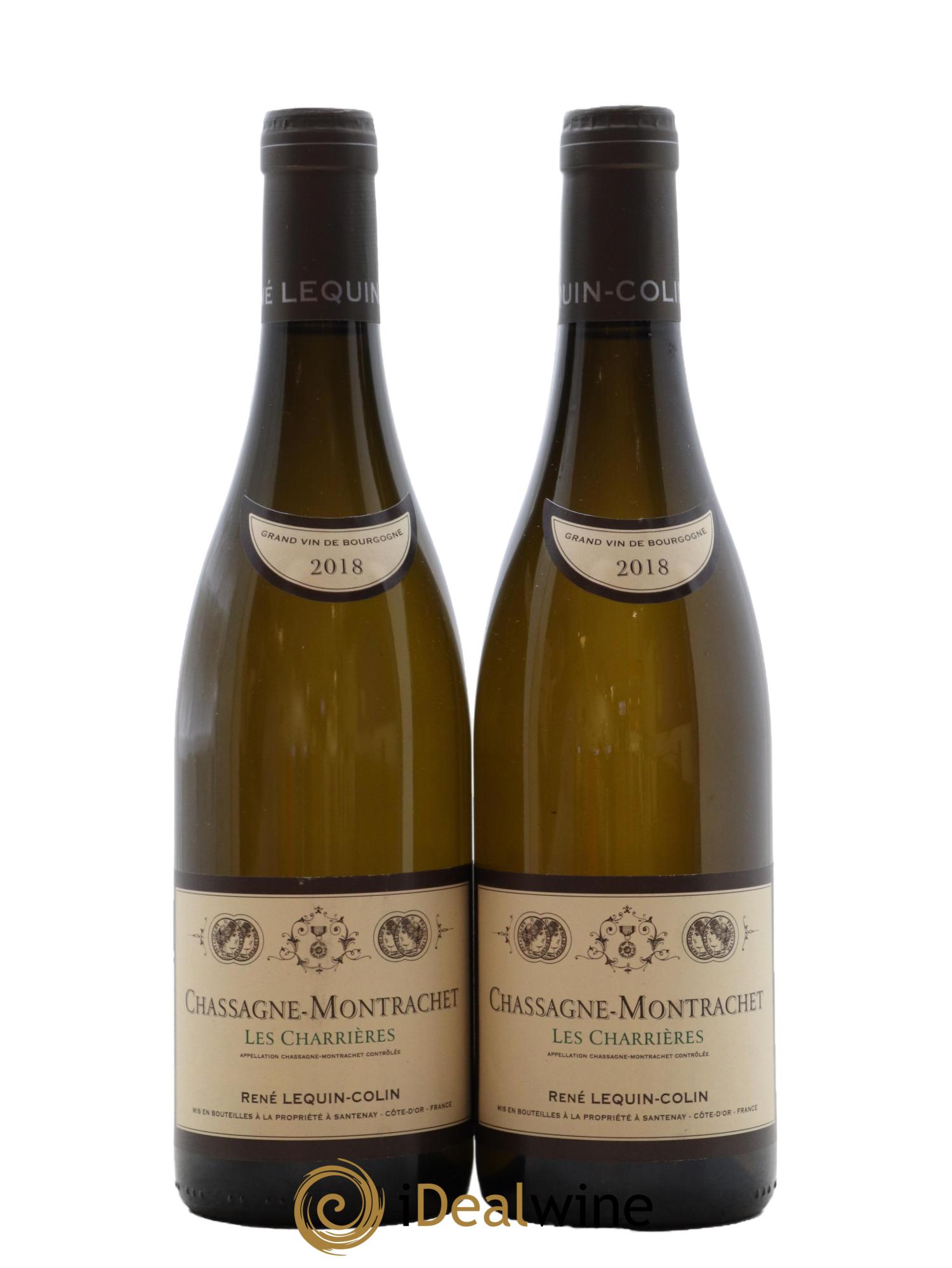 Chassagne-Montrachet Les Charrières René Lequin-Colin 2018 - Lot de 2 bouteilles - 0