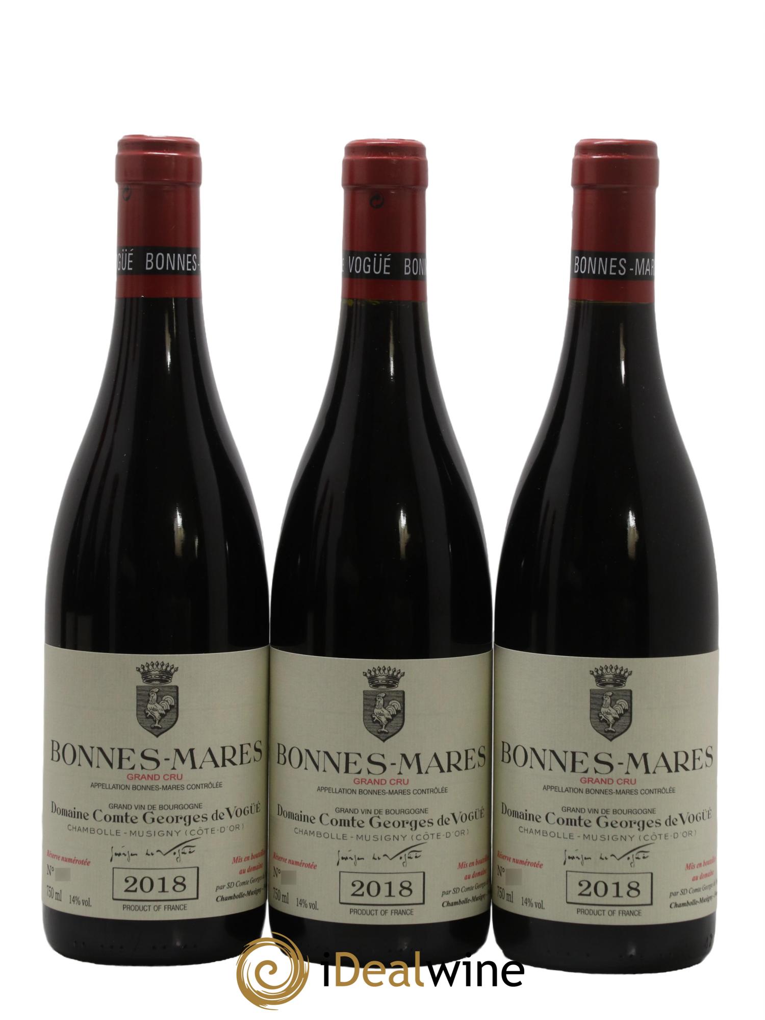 Bonnes-Mares Grand Cru Comte Georges de Vogüé 2018 - Lotto di 6 bottiglie - 3