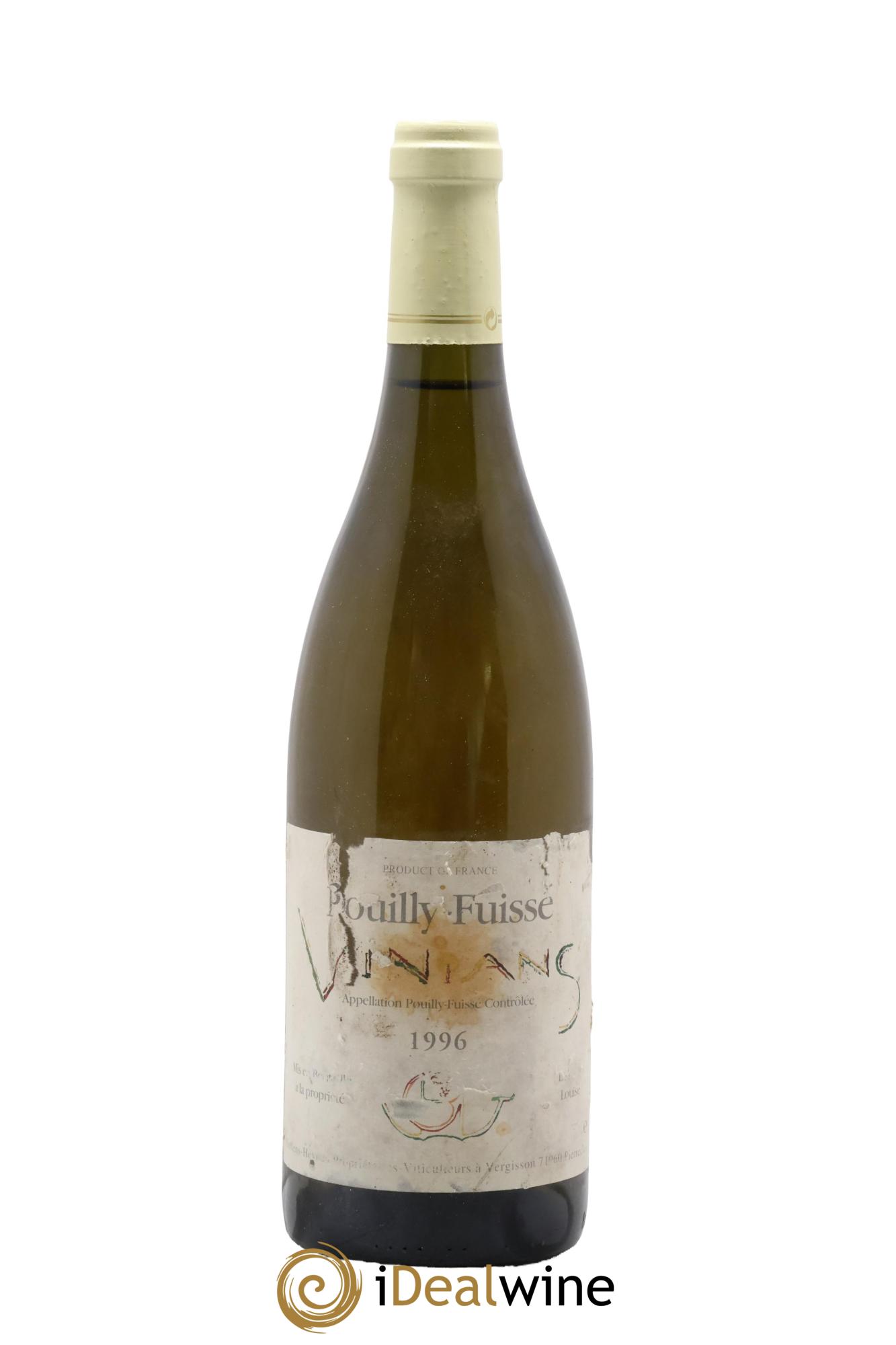 Pouilly-Fuissé Vinians L'Année Louise Guffens-Heynen 1996 - Lot de 1 bouteille - 0