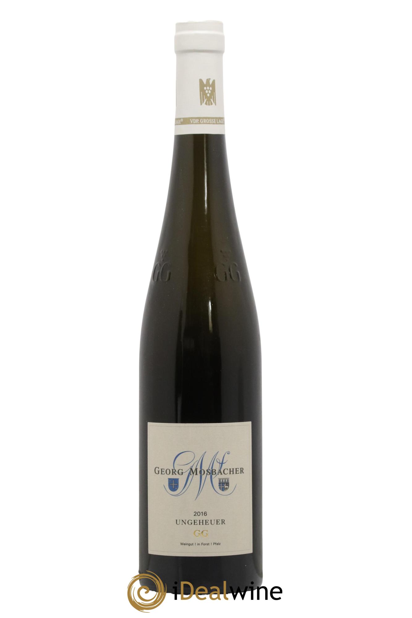 Allemagne Pfalz Ungeheuer GG Georg Mosbcher 2016 - Lot de 1 bouteille - 0