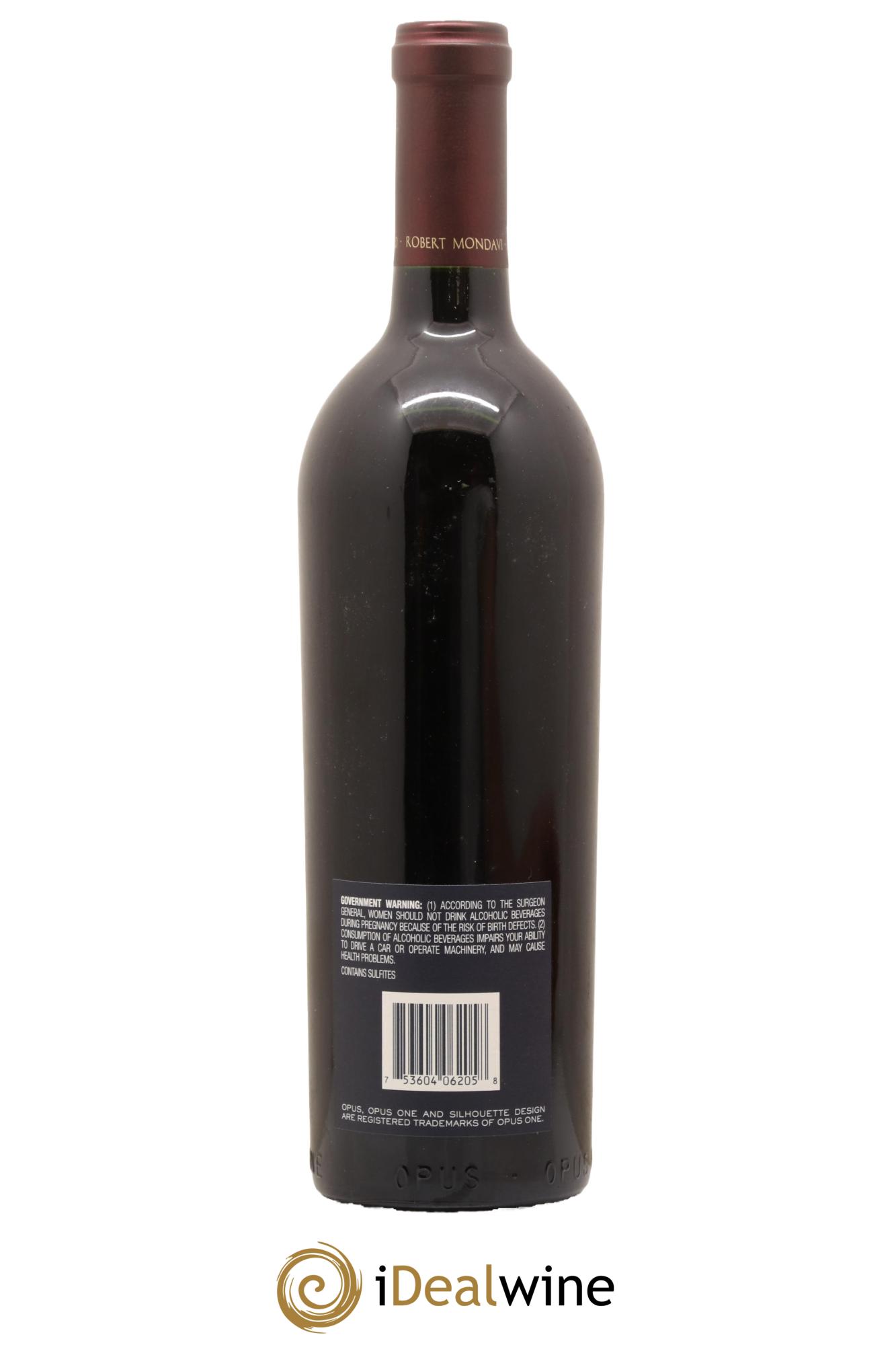 Napa Valley Opus One Robert Mondavi 2005 - Lot de 1 bouteille - 1
