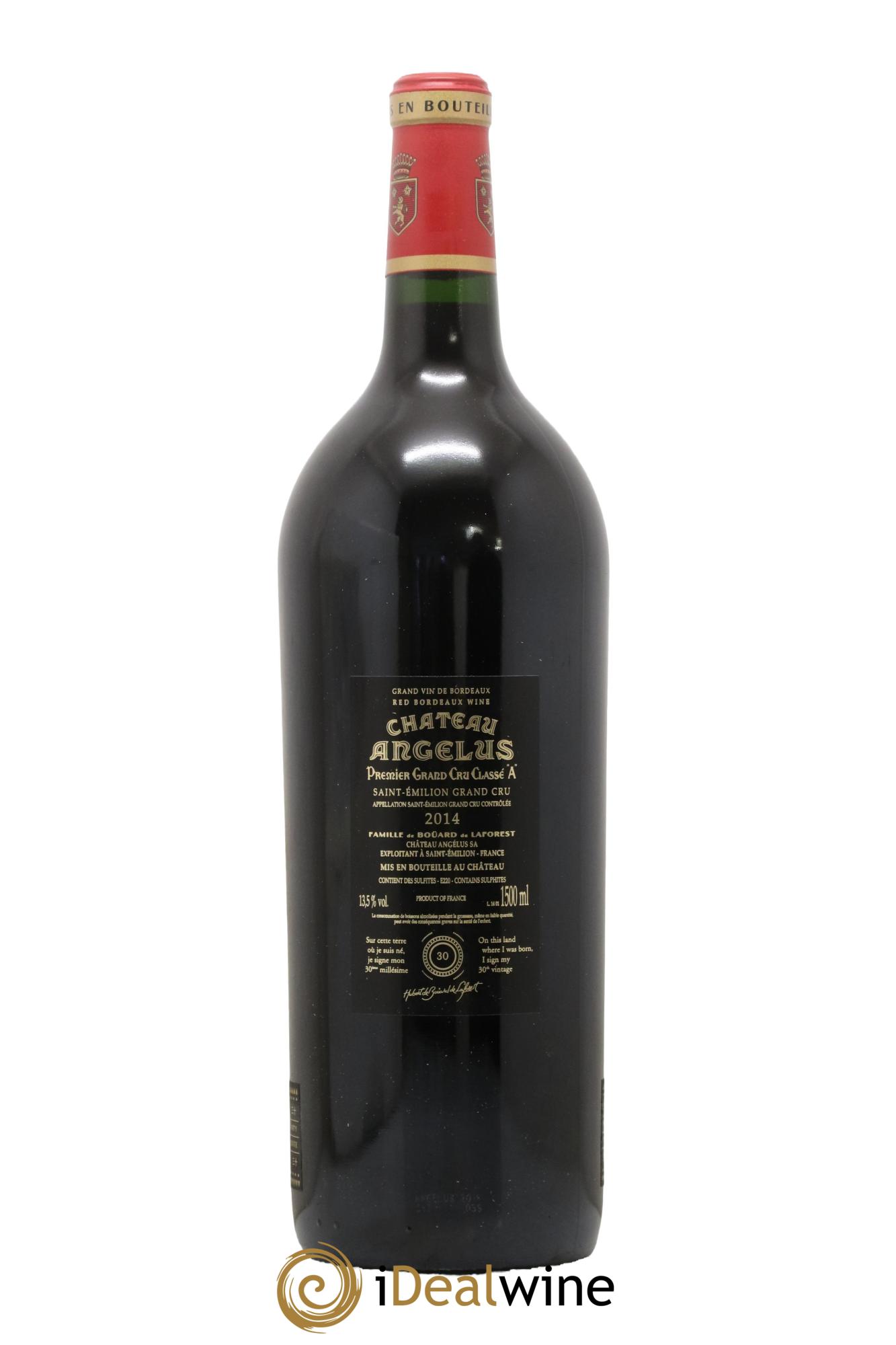 Château Angélus 1er Grand Cru Classé A 2014 - Lot of 1 magnum - 1