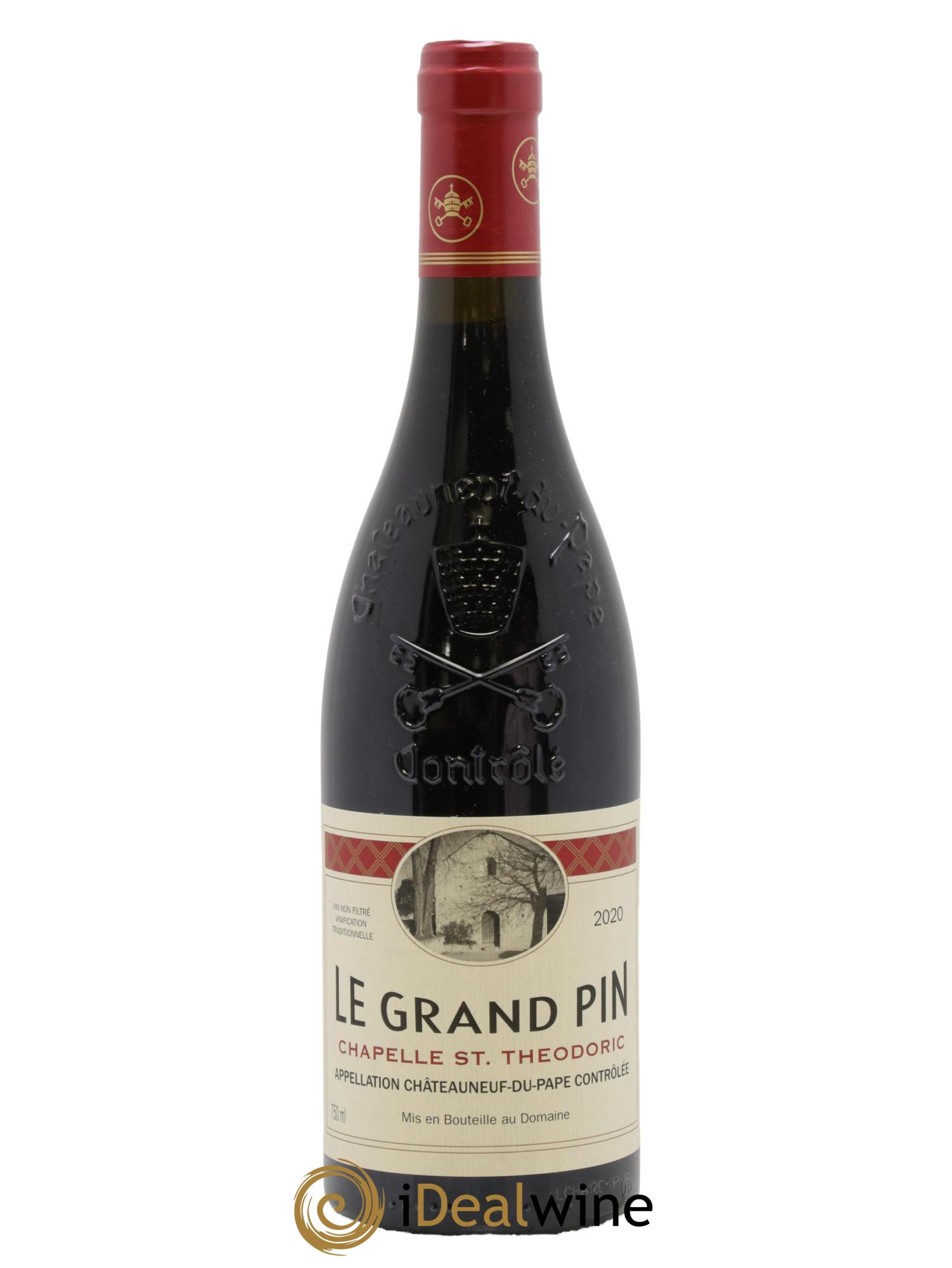 Châteauneuf-du-Pape Cuvée Le Grand Pin Chapelle Saint Theodoric 2020 - Lot de 1 bouteille - 0
