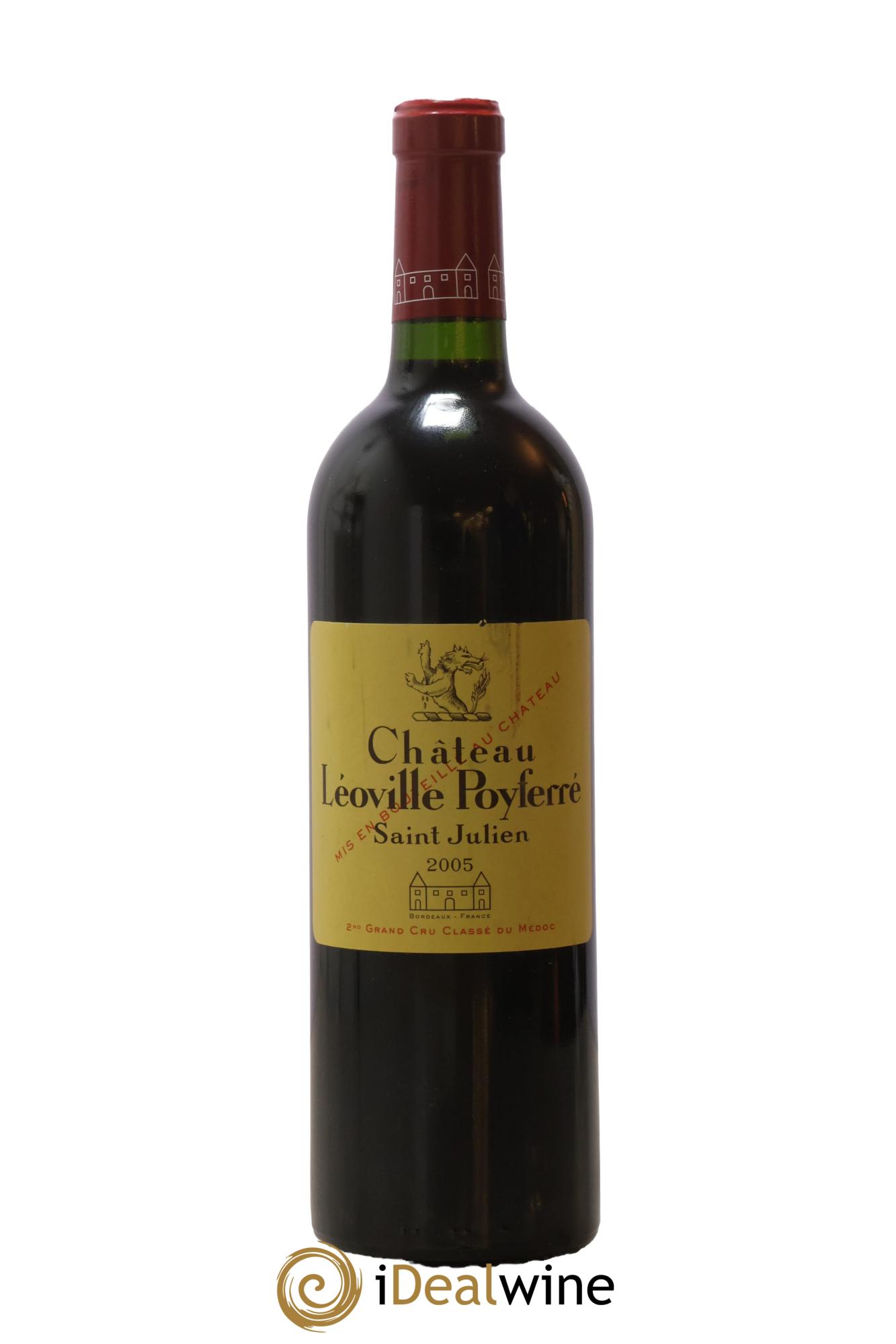Château Léoville Poyferré 2ème Grand Cru Classé 2005 - Lot de 1 bouteille - 0