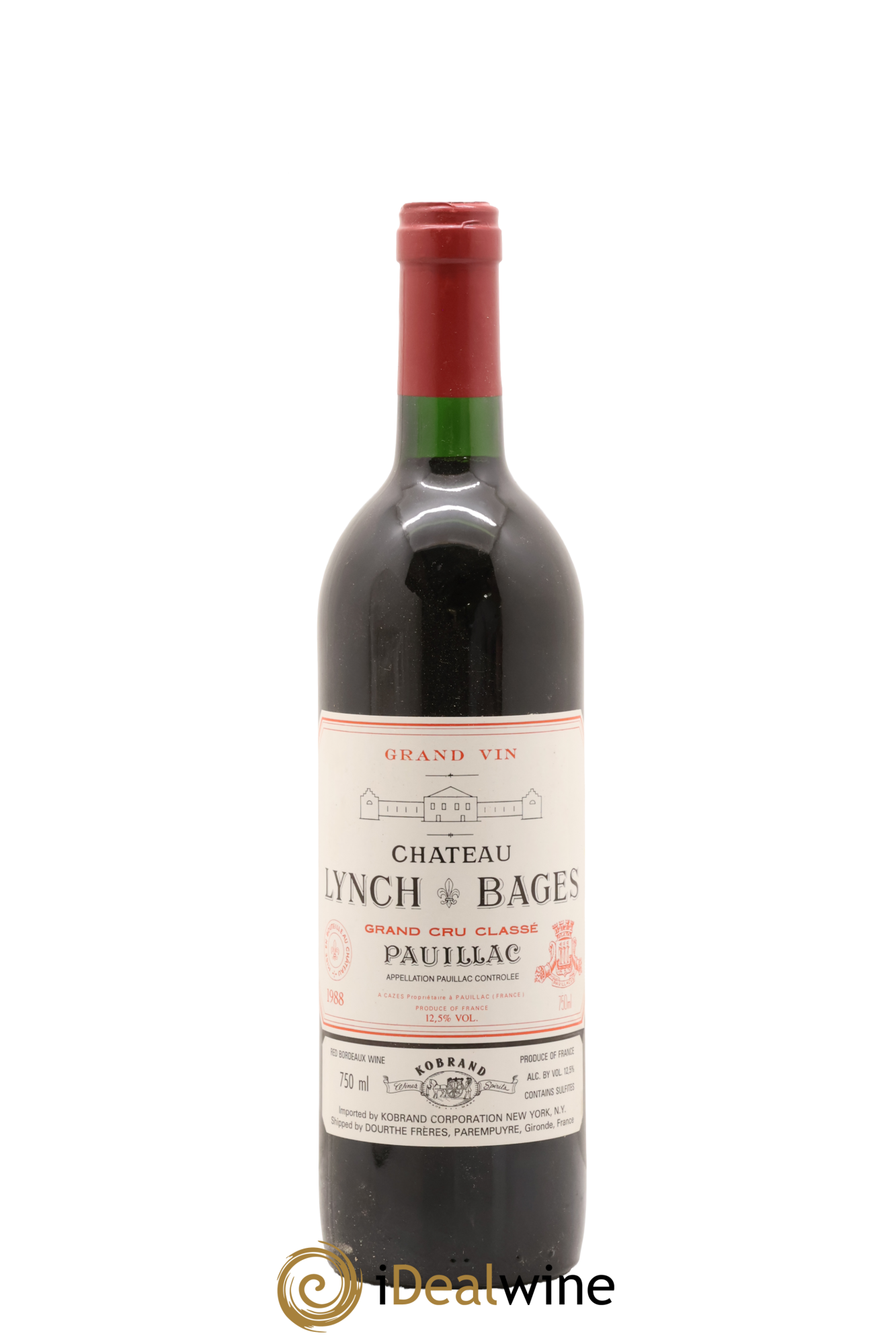 Château Lynch Bages 5ème Grand Cru Classé 1988 - Lot de 1 bouteille - 0