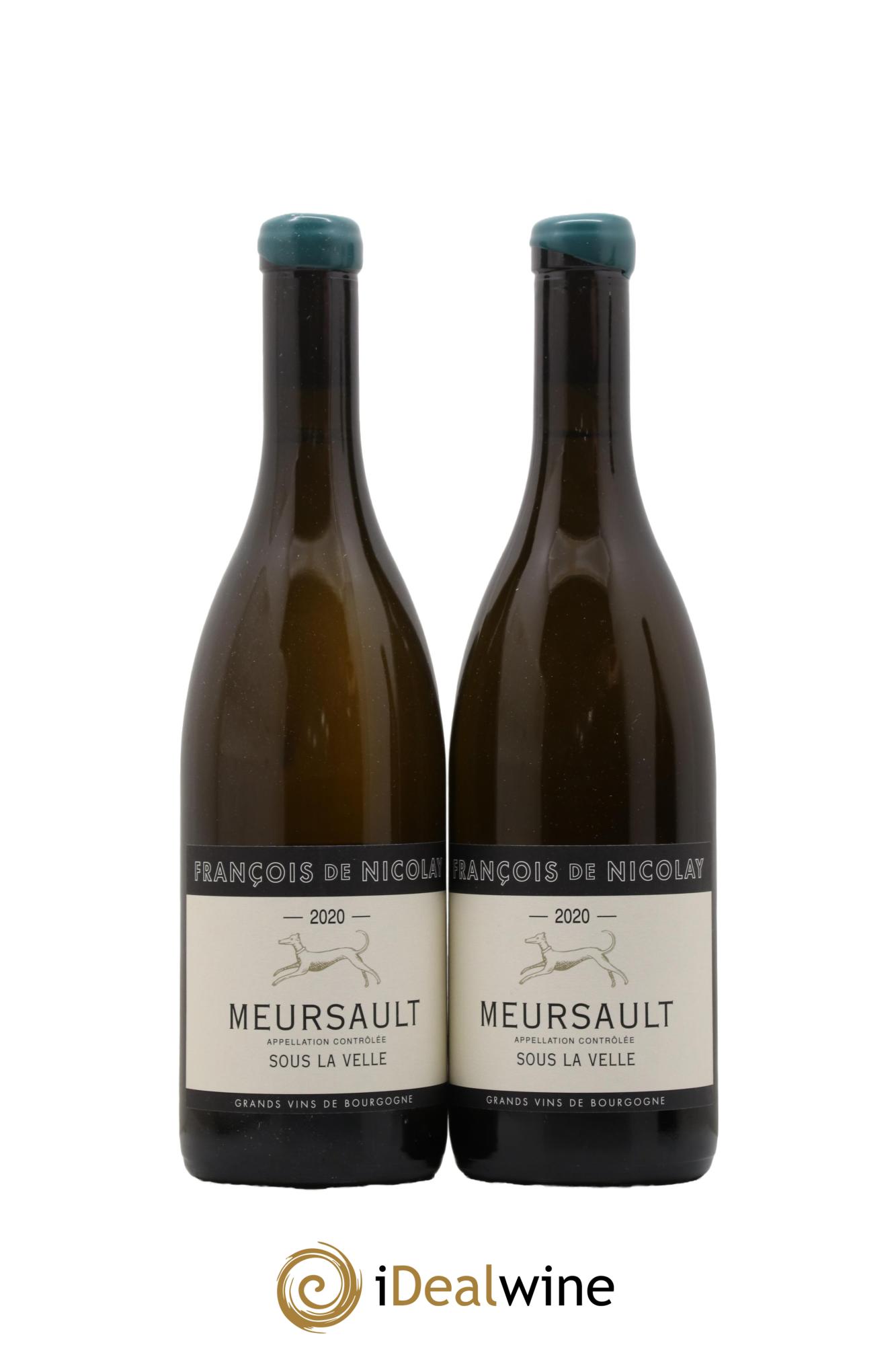 Meursault Sous La Velle Francois de Nicolay 2020 - Lot de 2 bouteilles - 0