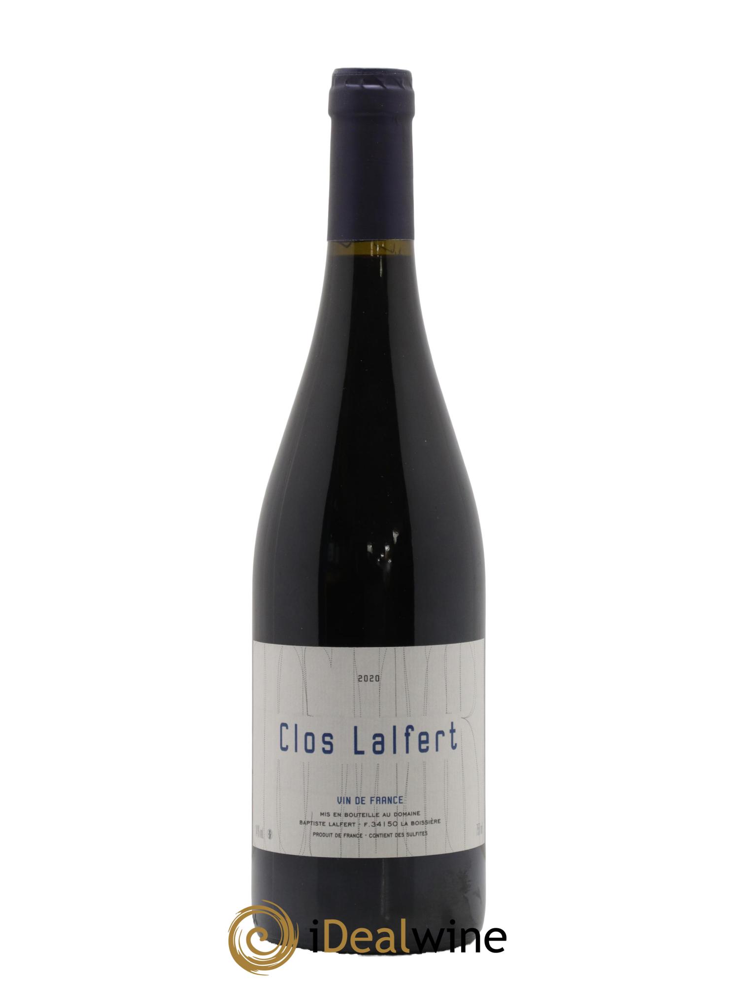 Vin de France Clos Lalfert - Baptiste Lalfert 2020 - Lot de 1 bouteille - 0