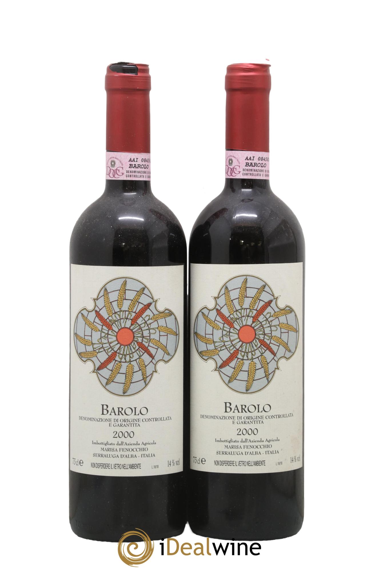 Barolo Marisa Fenocchio 2000 - Lot de 2 bouteilles - 0