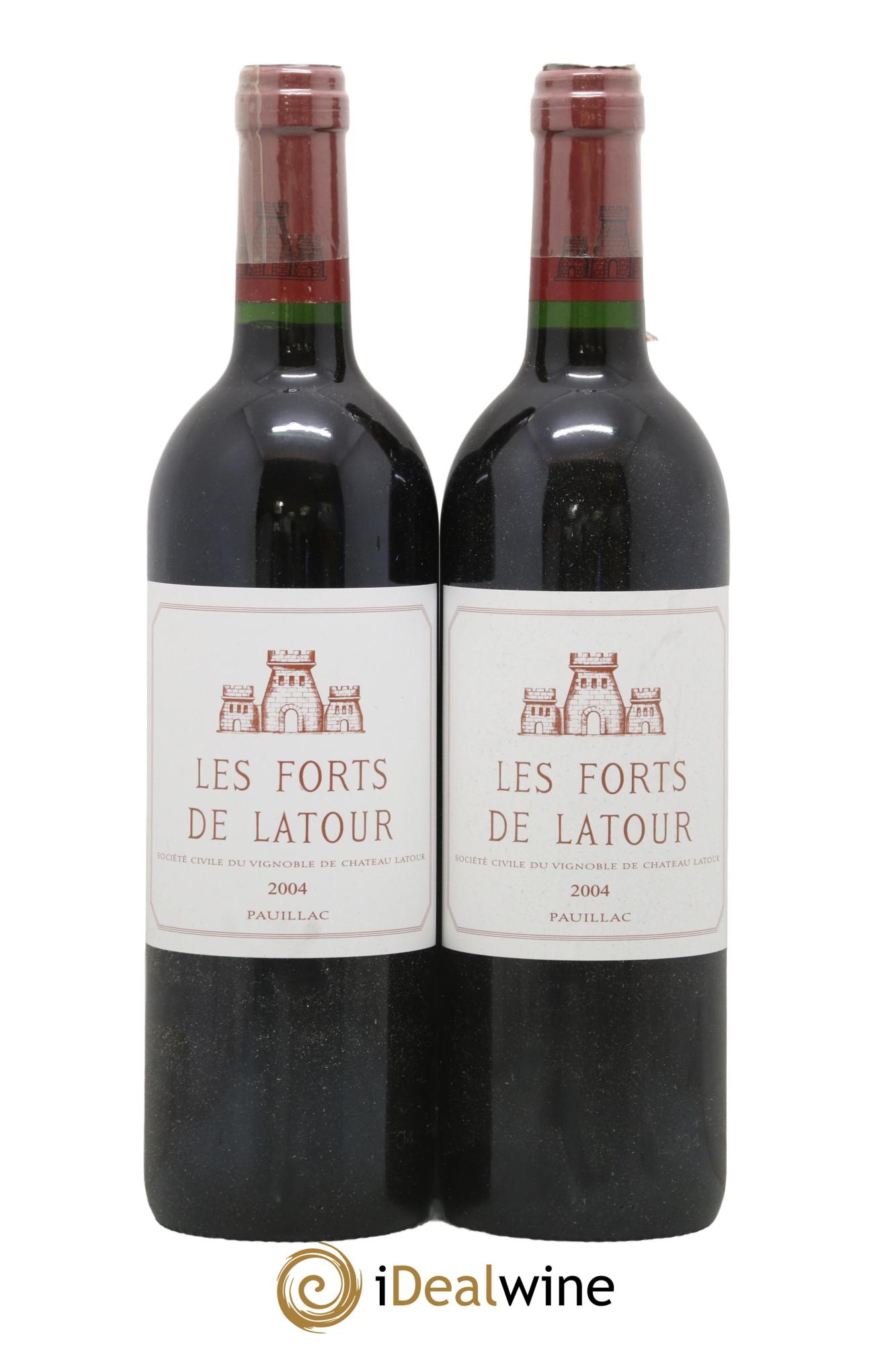 Les Forts de Latour Second Vin 2004 - Posten von 2 Flaschen - 0