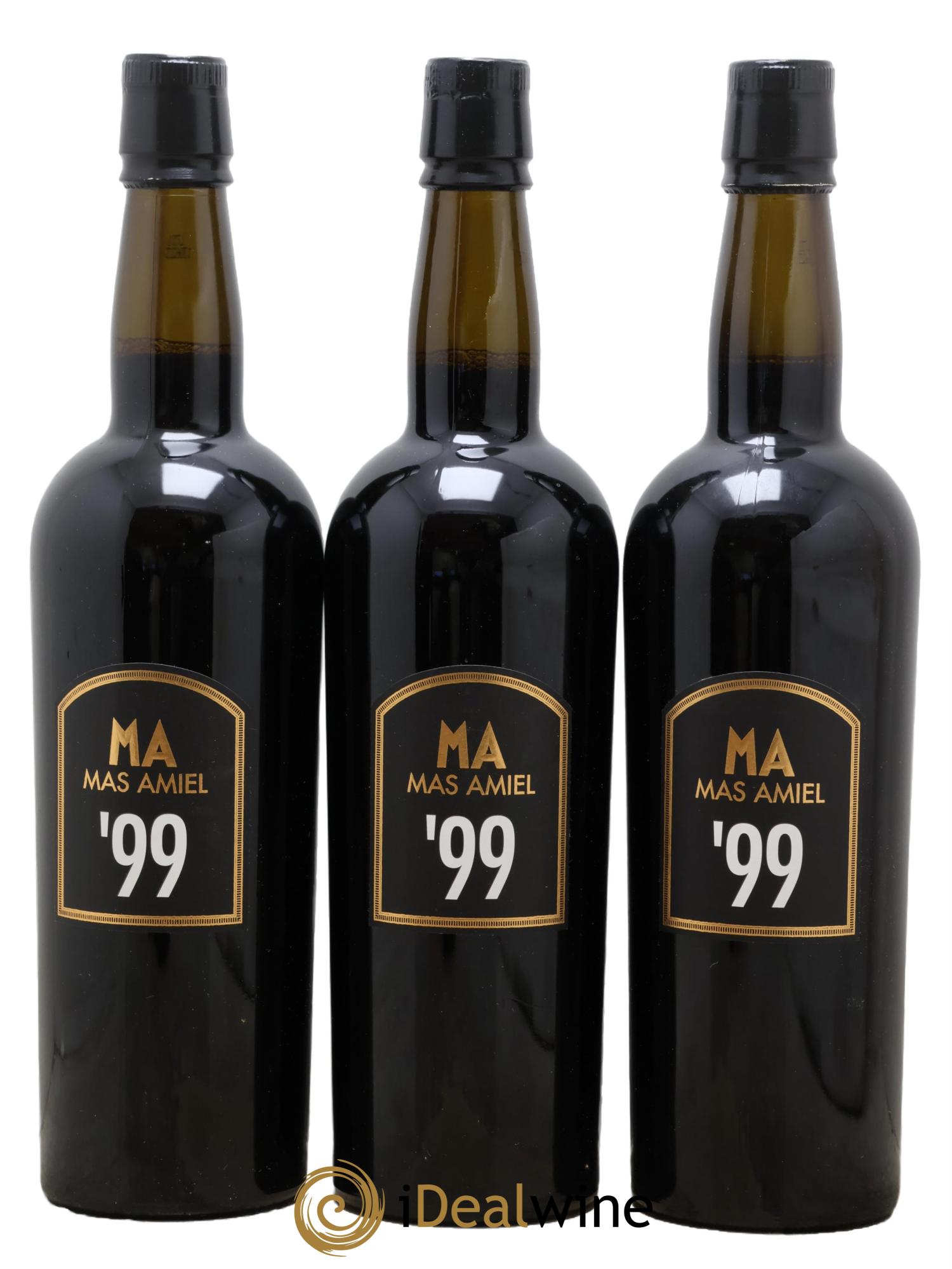 Maury Mas Amiel 1999 - Lotto di 3 bottiglie - 0