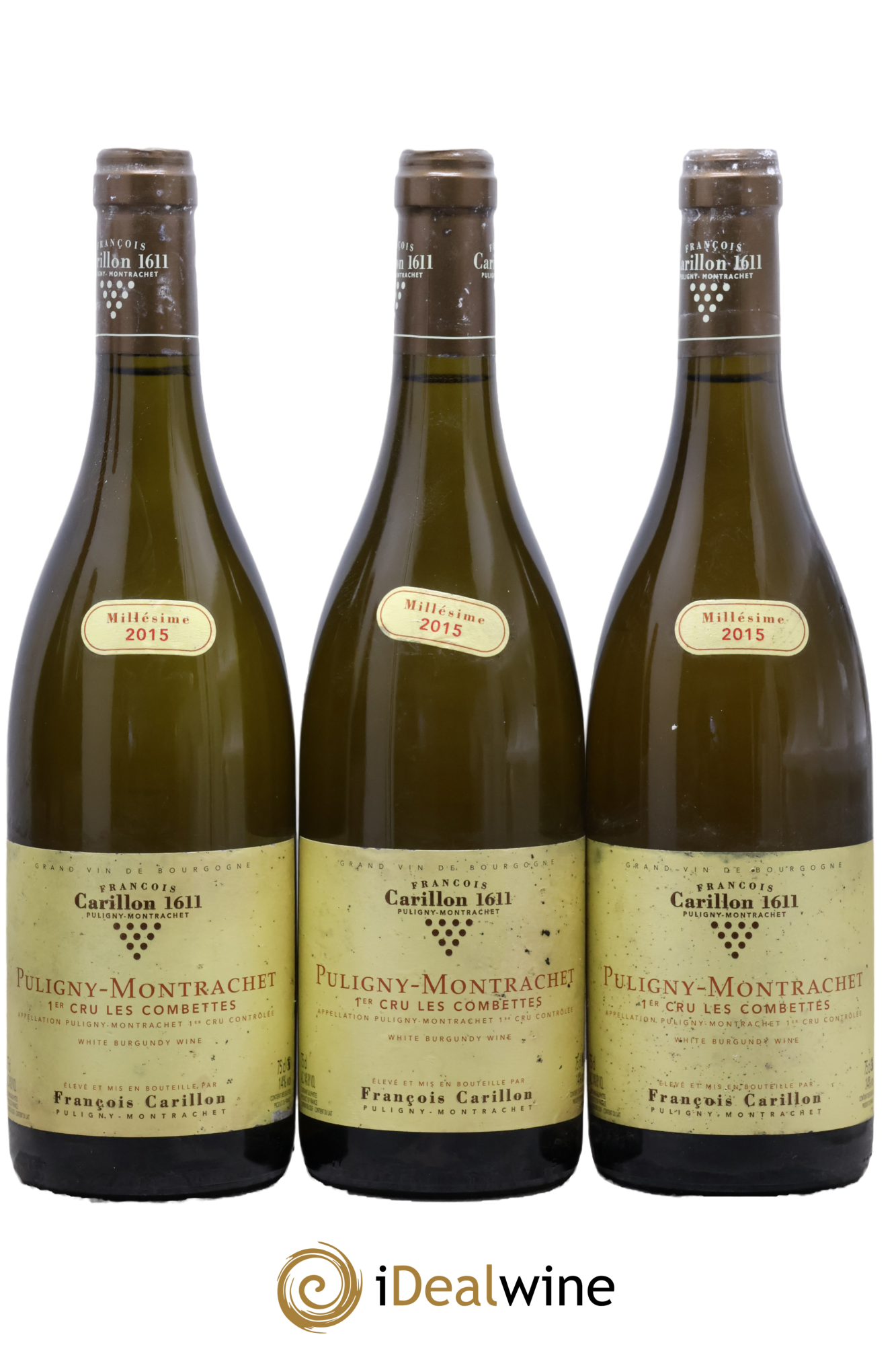 Puligny-Montrachet 1er Cru Les Combettes François Carillon 2015 - Posten von 3 Flaschen - 0