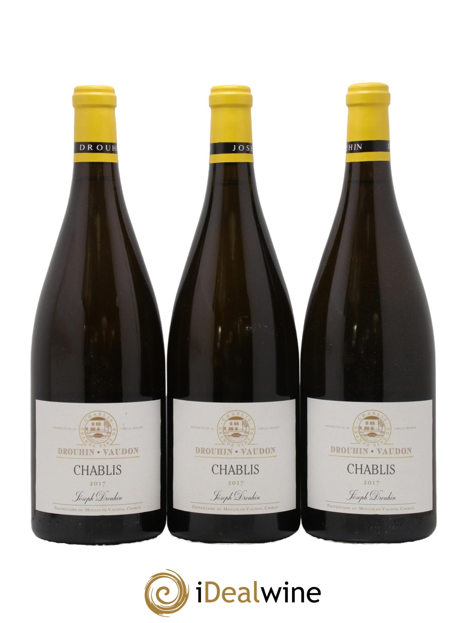Chablis Drouhin-Vaudon (Domaine) 2017 - Lotto di 3 magnum - 0