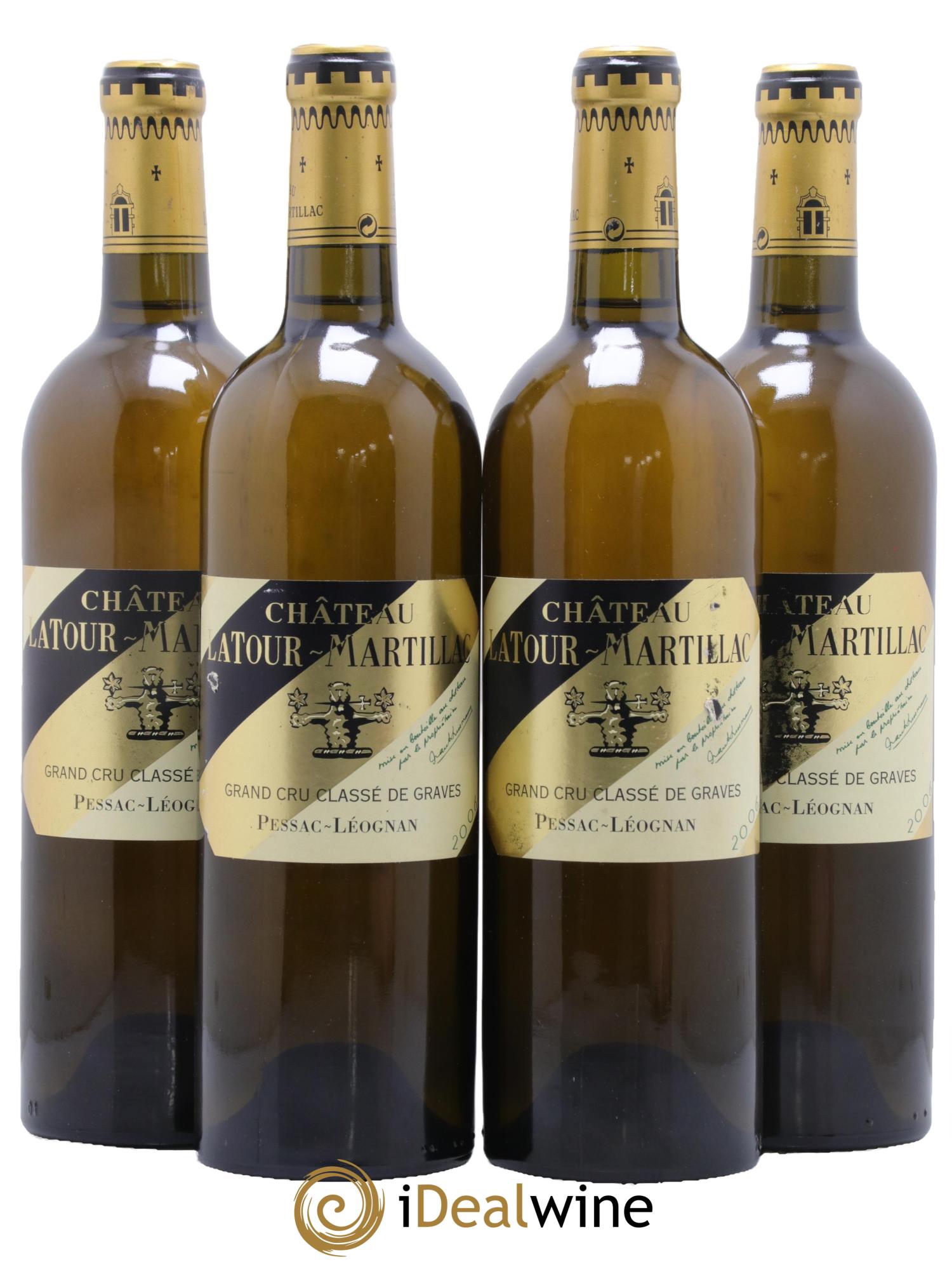 Château Latour-Martillac Cru Classé de Graves 2006 - Lot de 4 bouteilles - 0