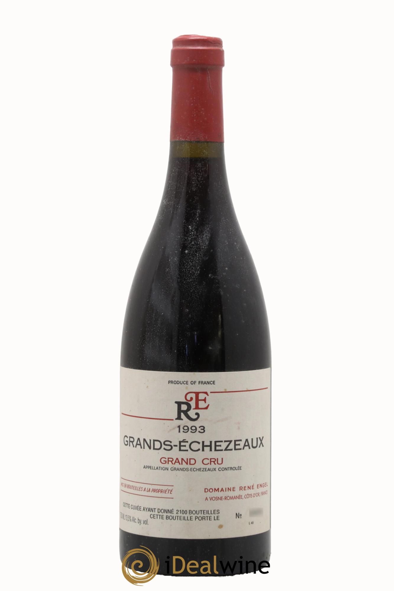 Grands-Echezeaux Grand Cru Domaine René Engel - Domaine Eugénie 1993 - Lot de 1 bouteille - 0