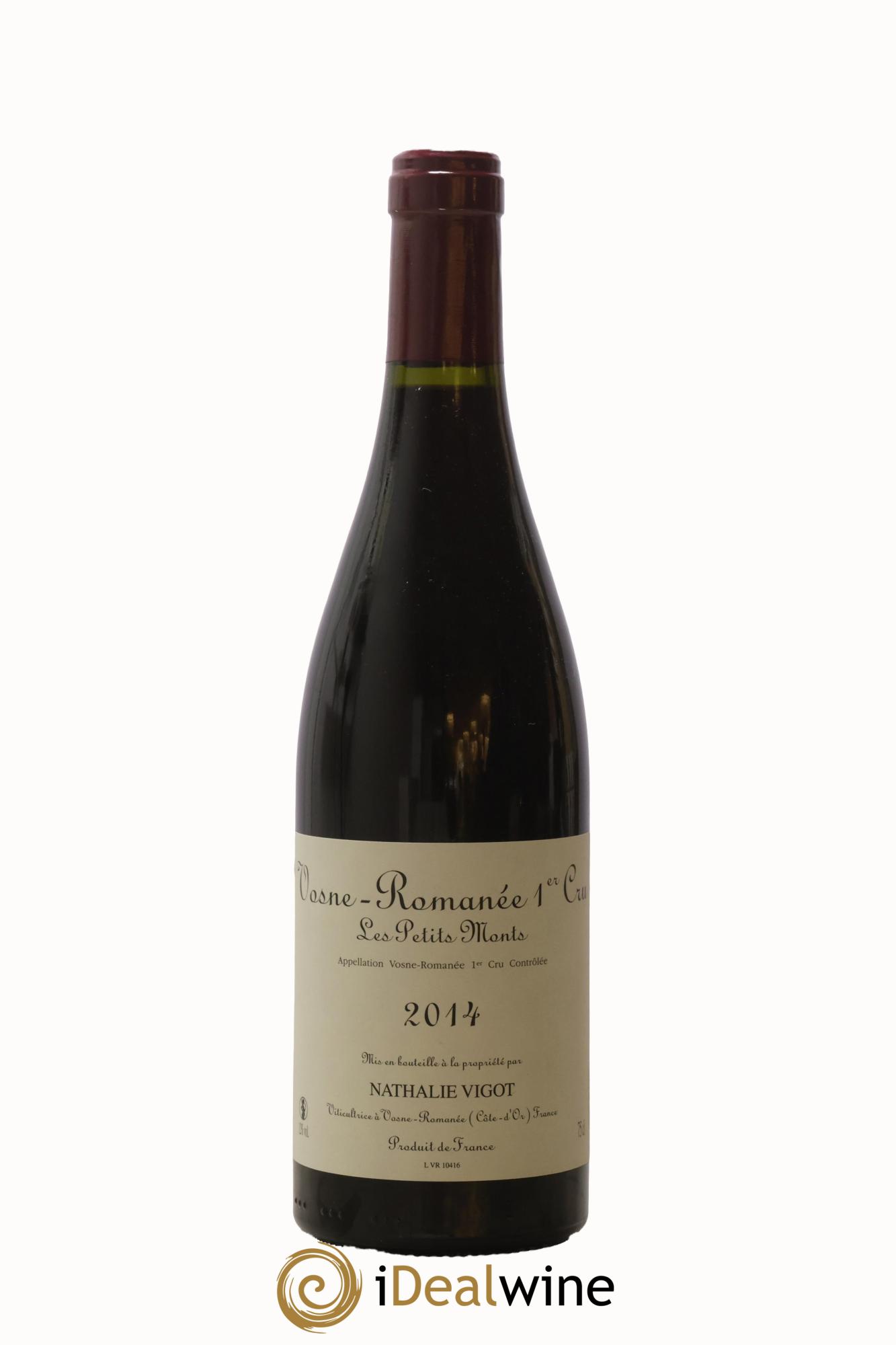 Vosne-Romanée 1er Cru Les Petits Monts Nathalie Vigot 2014 - Lot de 1 bouteille - 0