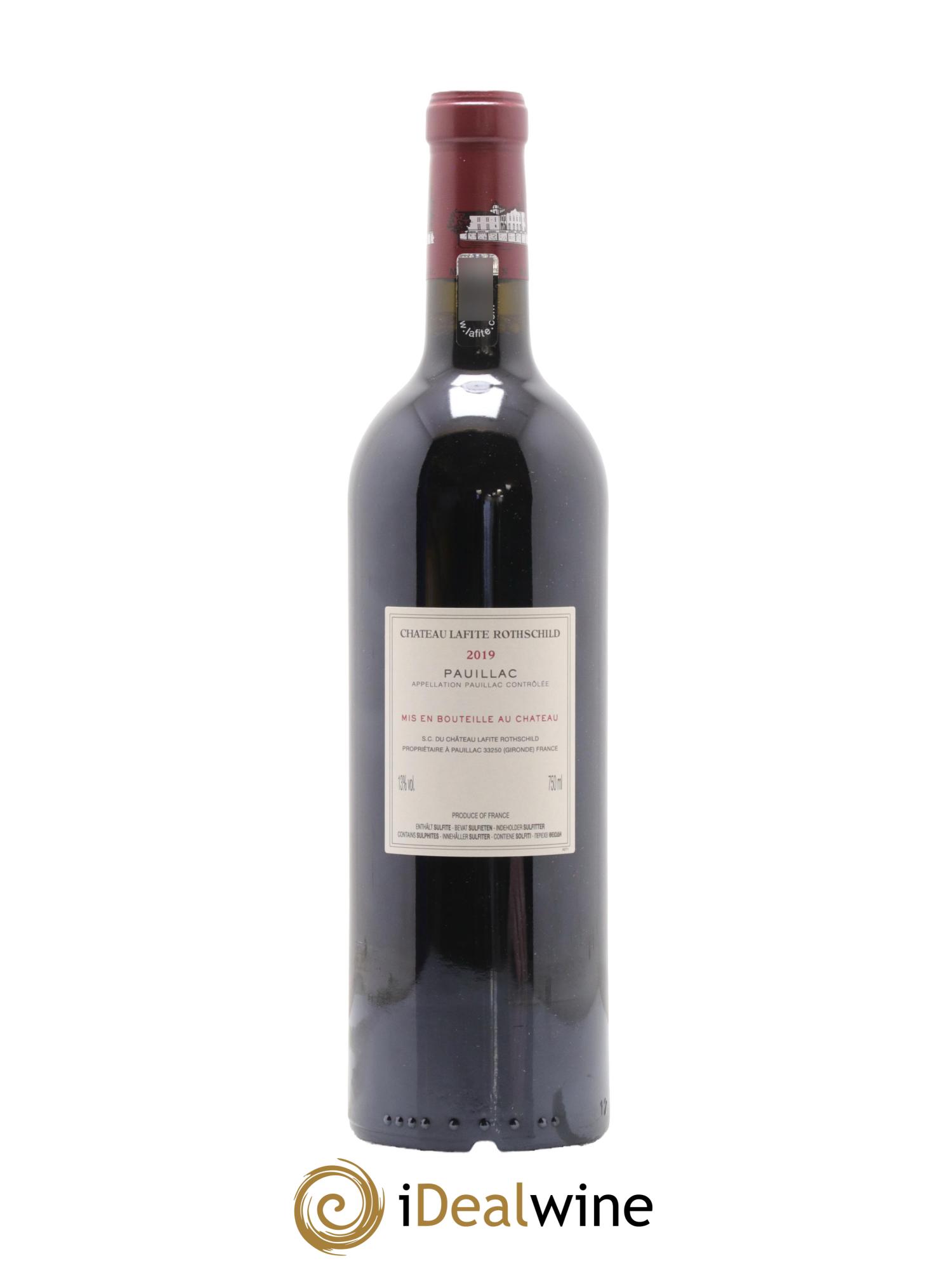 Château Lafite Rothschild 1er Grand Cru Classé 2019 - Lot de 1 bouteille - 1
