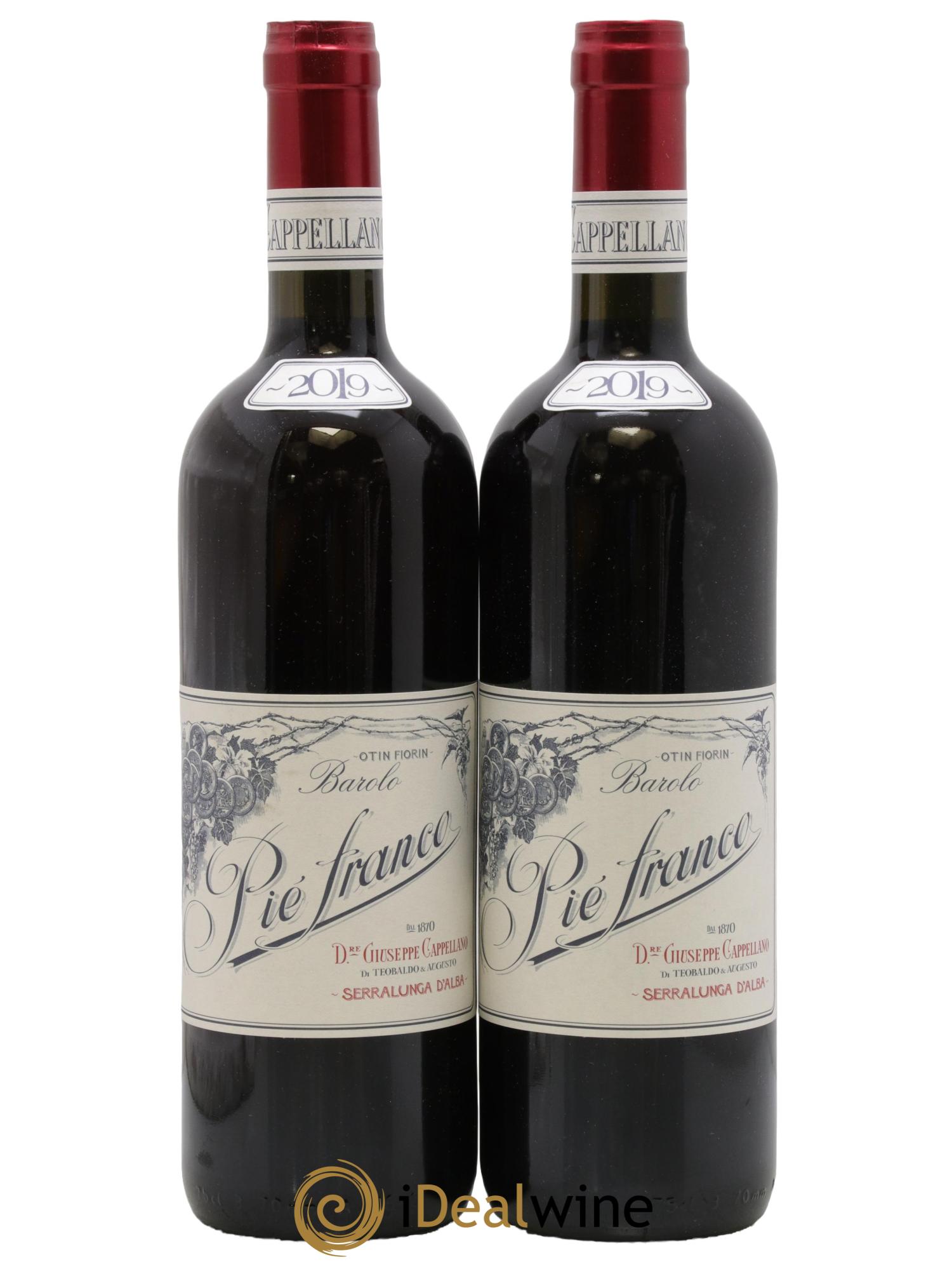 Barolo DOCG Pié Franco Cappellano 2019 - Lot of 2 bottles - 0