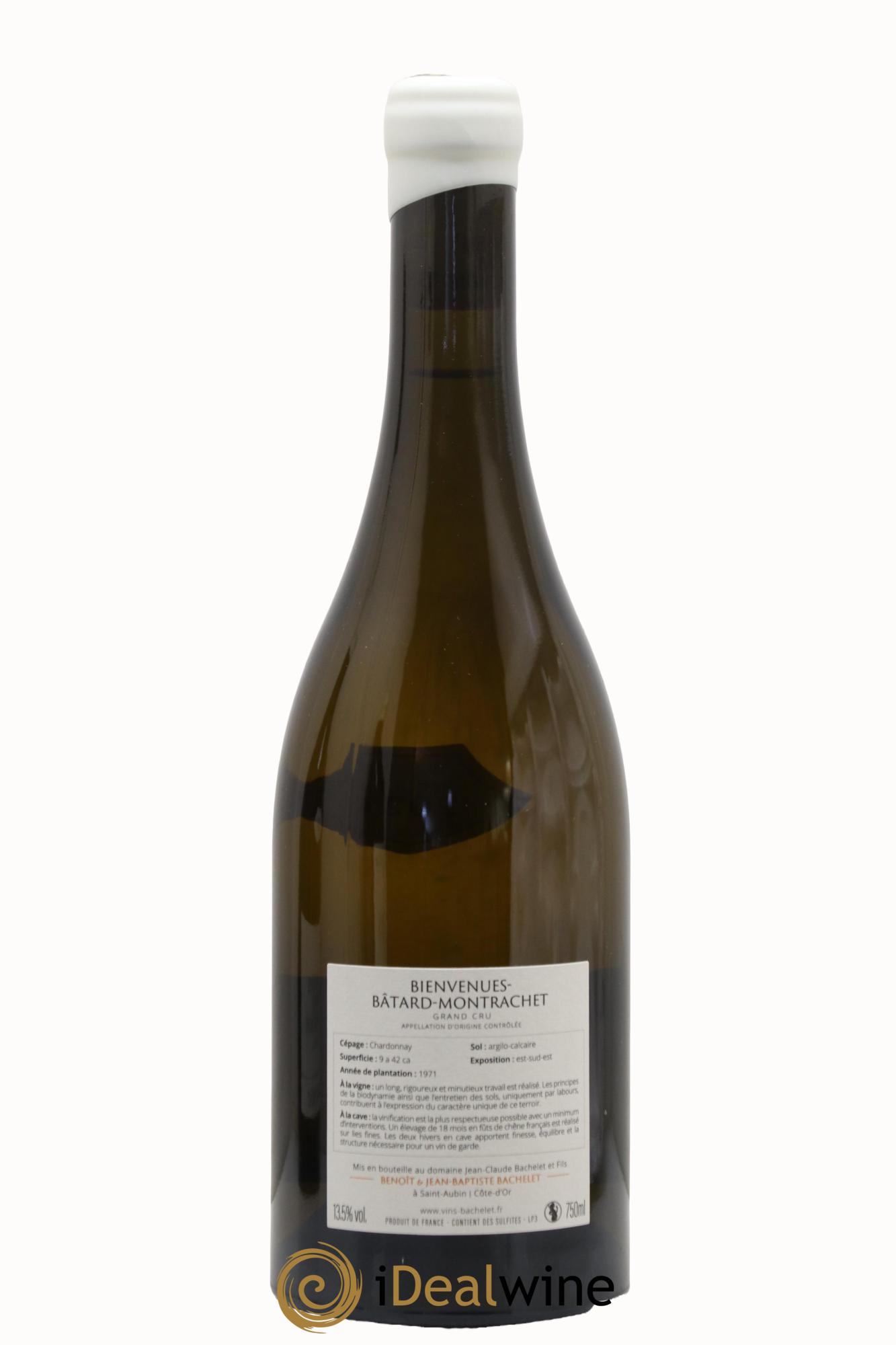 Bienvenues-Bâtard-Montrachet Grand Cru Jean-Claude Bachelet (Domaine) 2021 - Lot de 1 bouteille - 1