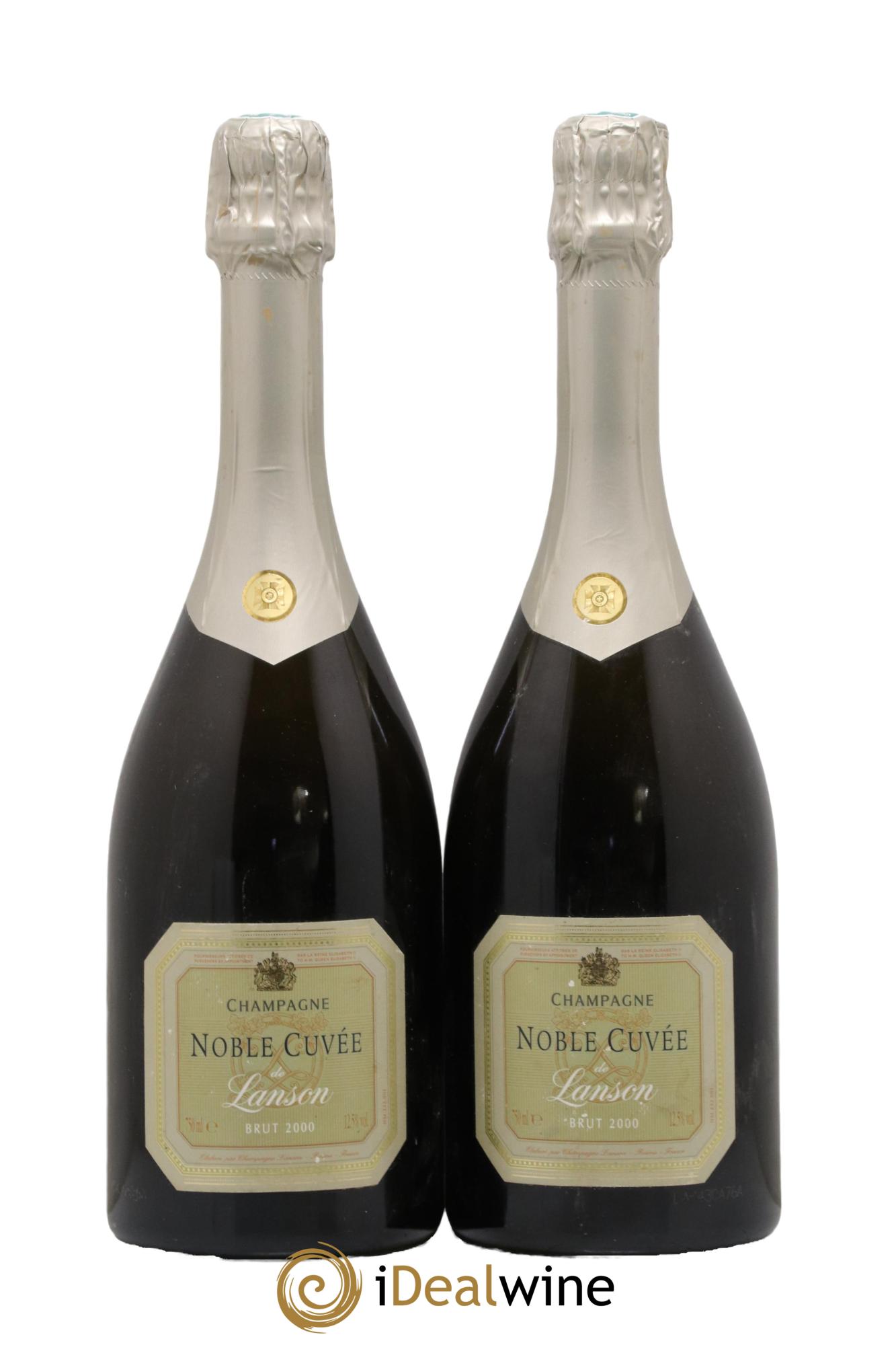 Noble Cuvée Brut Blanc de Blancs Lanson 2000 - Lot of 2 bottles - 0