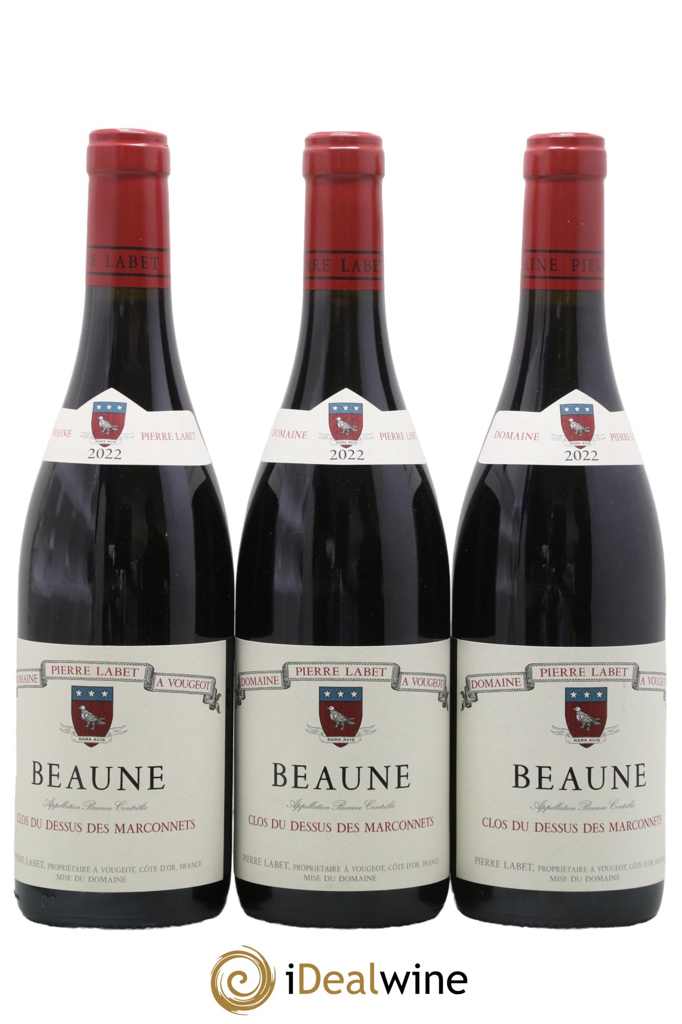 Beaune Clos du dessus des Marconnets Pierre Labet 2022 - Posten von 3 Flaschen - 0
