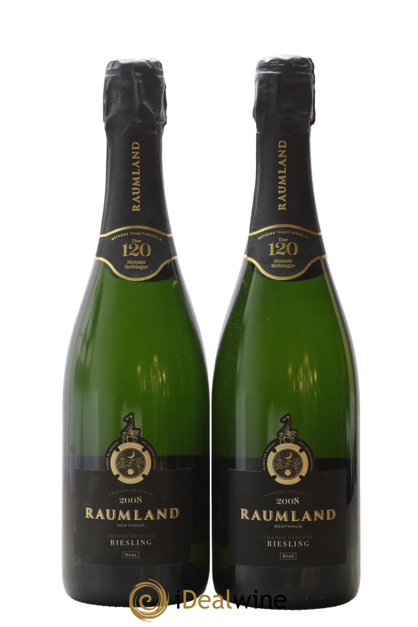 Allemagne Riesling Brut Grande Réserve Raumland 2008 - Posten von 2 Flaschen - 0