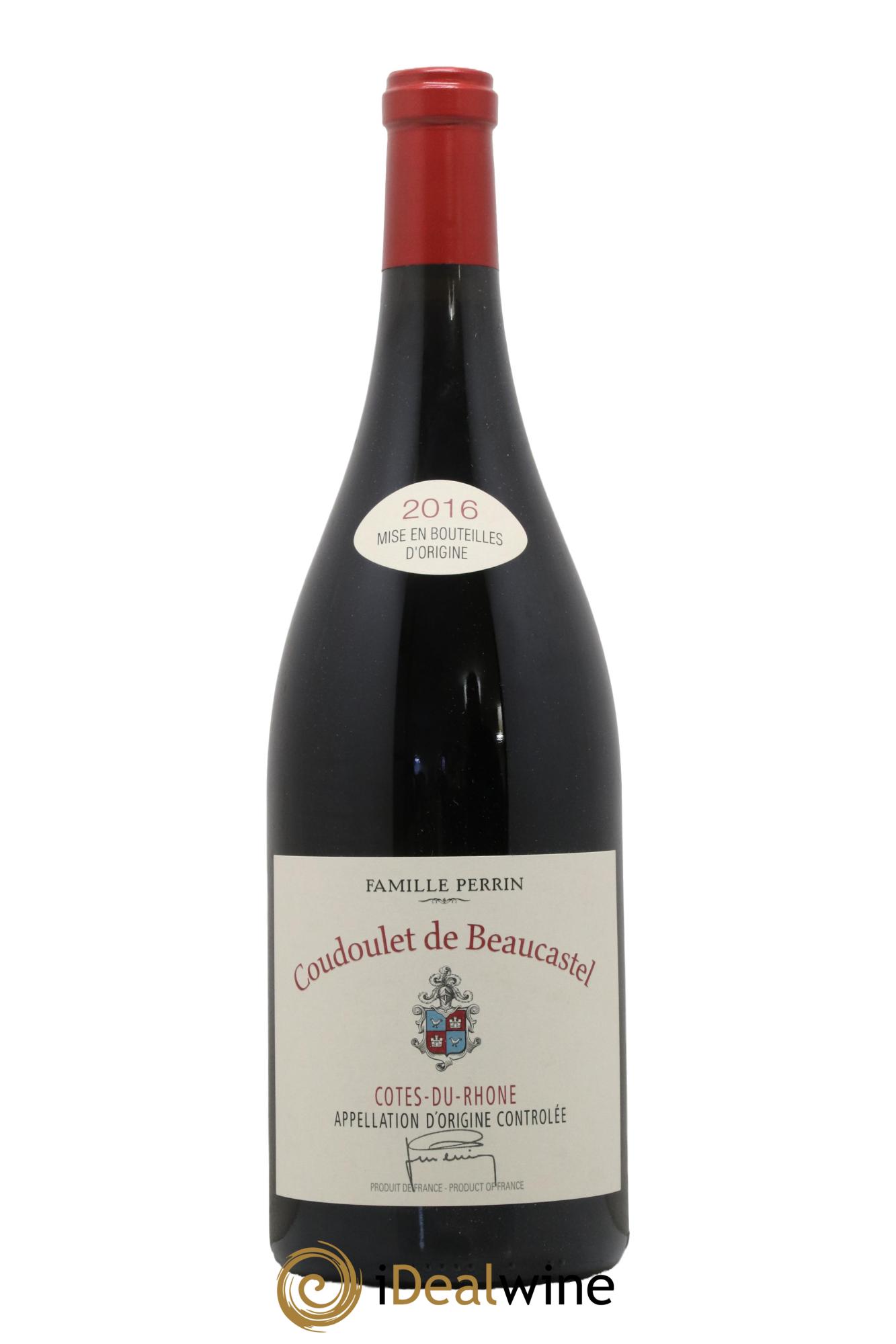 Côtes-du-Rhône Coudoulet de Beaucastel Famille Perrin 2018 - Lot de 1 magnum - 0