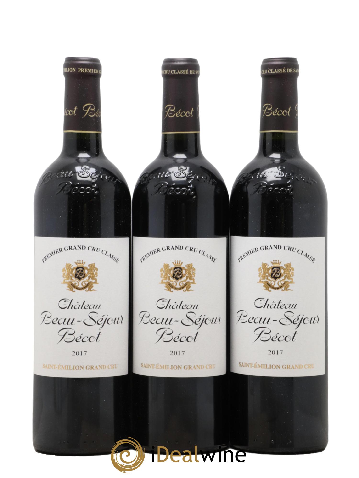 Château Beau-Séjour Bécot 1er Grand Cru Classé B 2017 - Lot de 6 bouteilles - 1