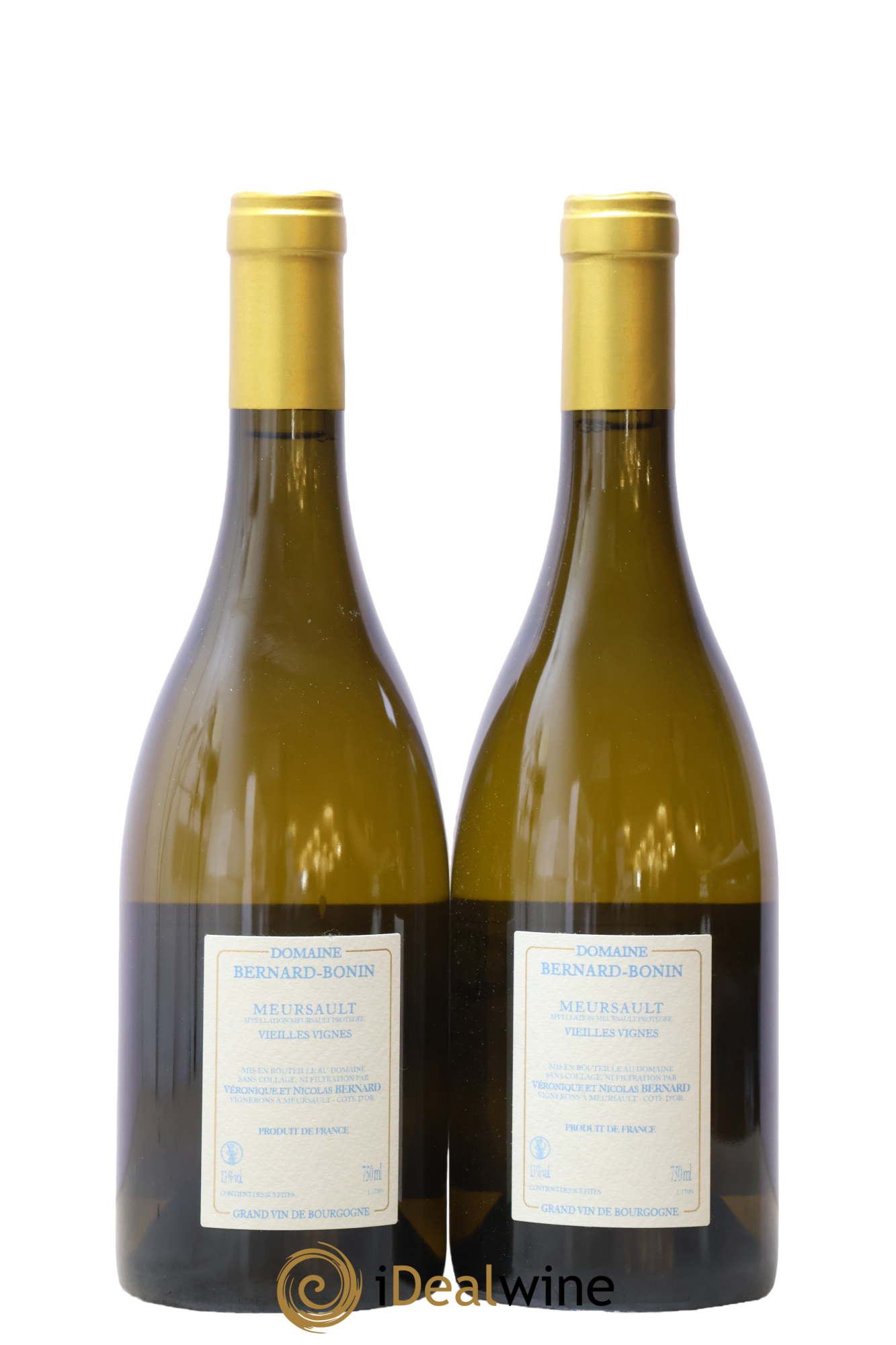 Meursault Vieilles Vignes Bernard Bonin 2017 - Posten von 2 Flaschen - 1