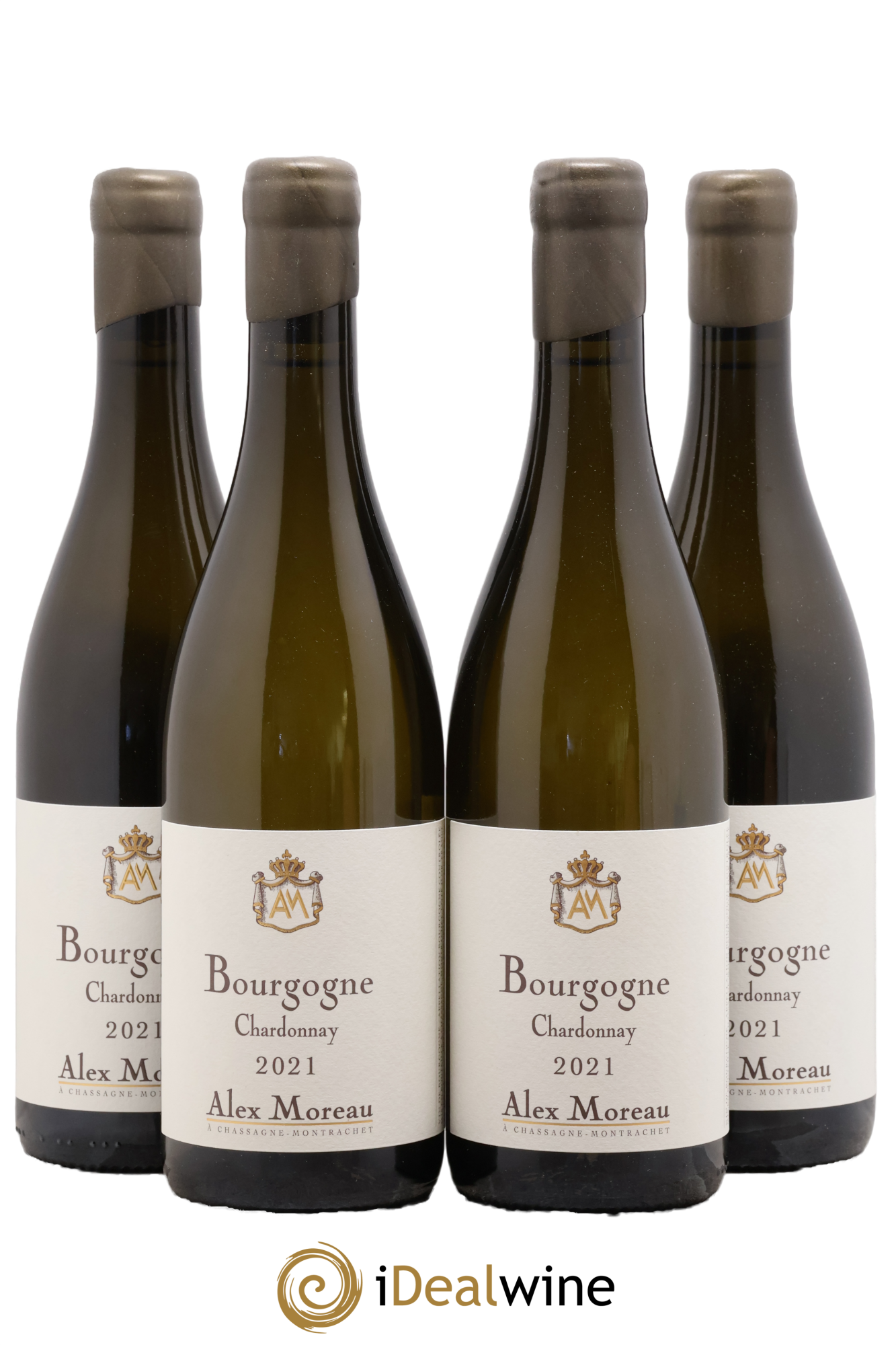 Bourgogne Chardonnay Alex Moreau 2021 - Posten von 4 Flaschen - 0