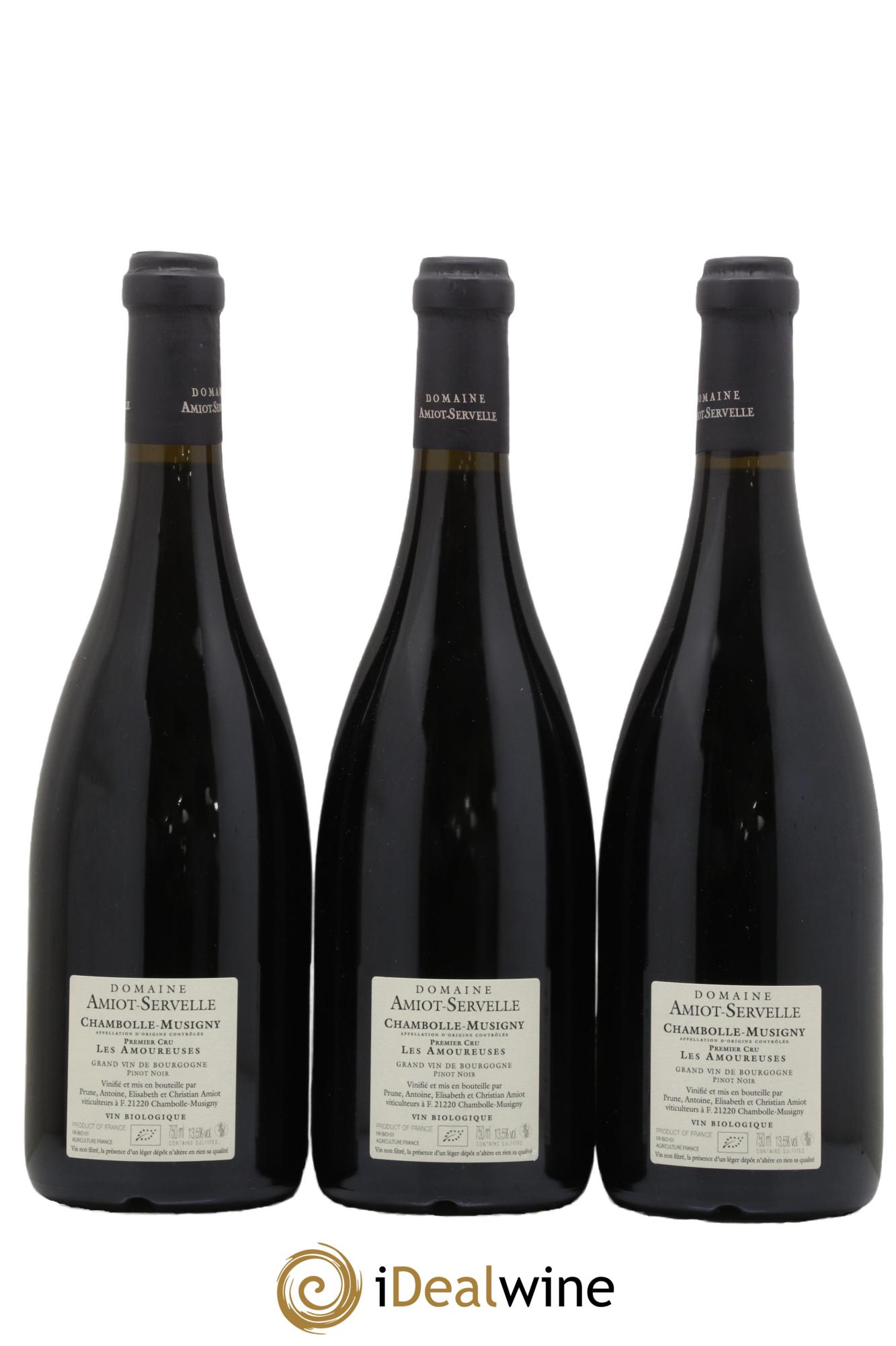 Chambolle-Musigny 1er Cru Les Amoureuses Amiot-Servelle  2019 - Lot de 3 bouteilles - 1