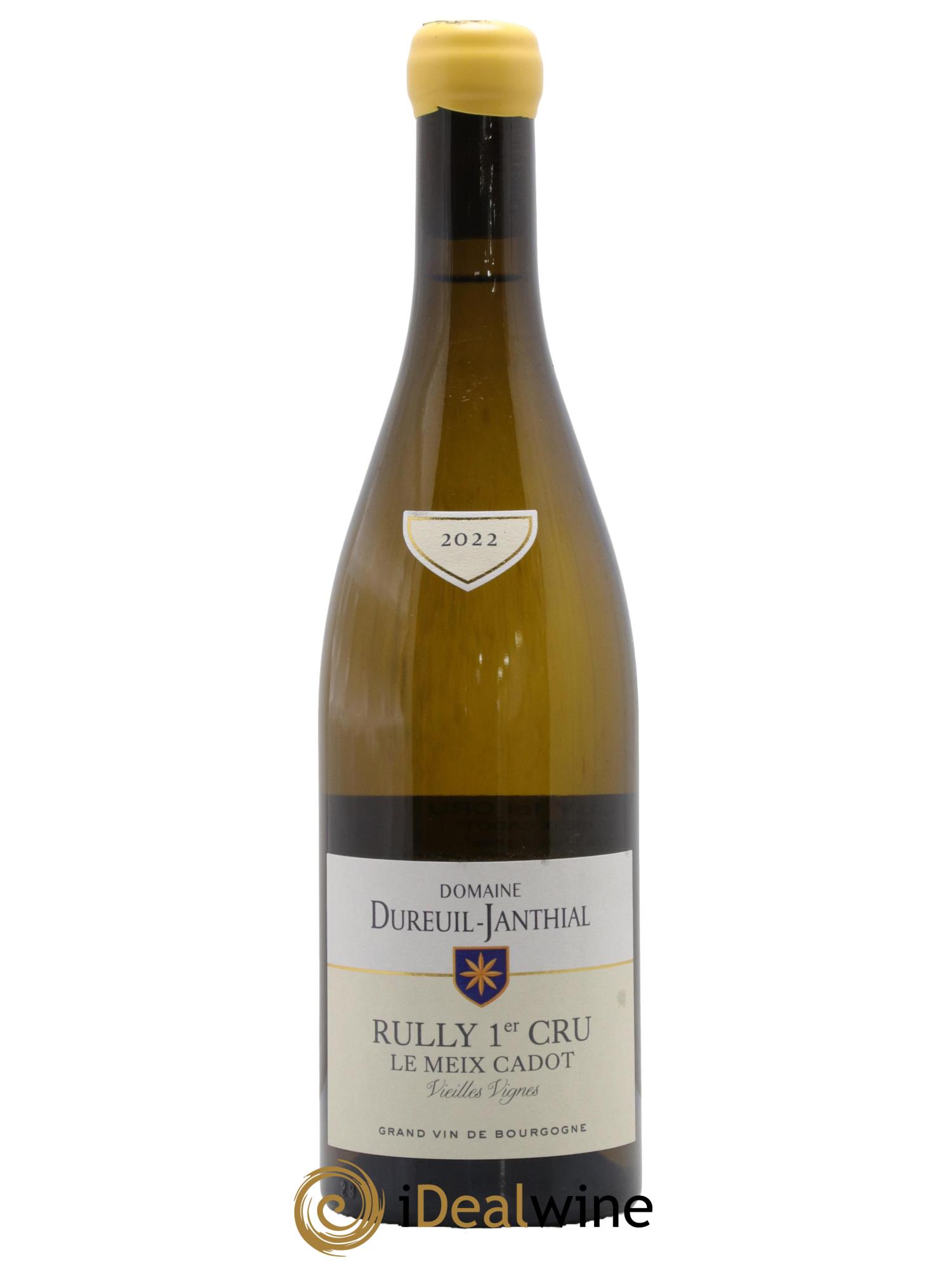 Rully 1er Cru Le Meix Cadot Vieilles Vignes Vincent Dureuil-Janthial 2022 - Lot de 1 bouteille - 0