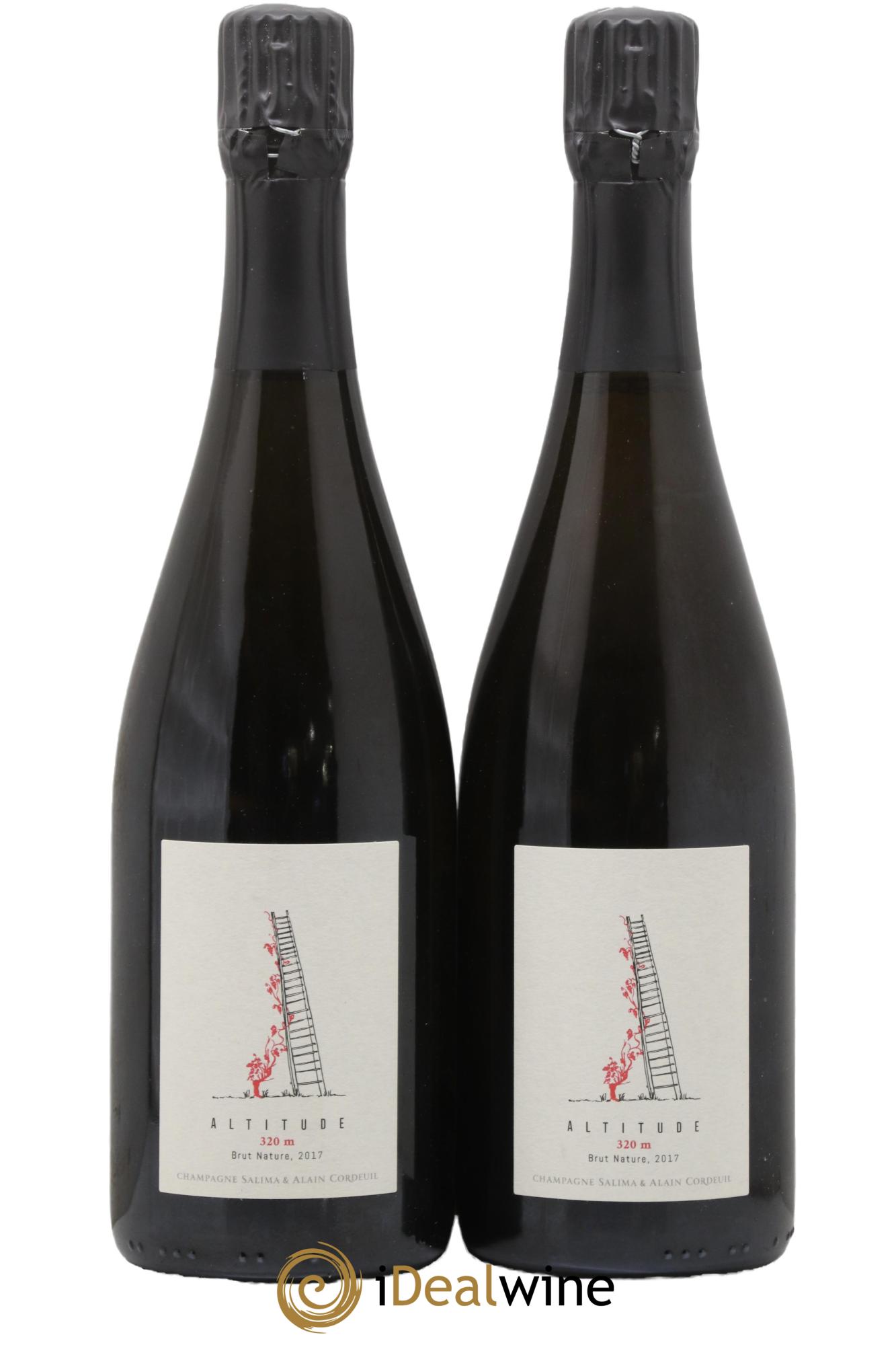 Champagne Brut Nature Altitude 320m Cordeuil Alain Et Salima 2018 - Lot de 2 bouteilles - 0