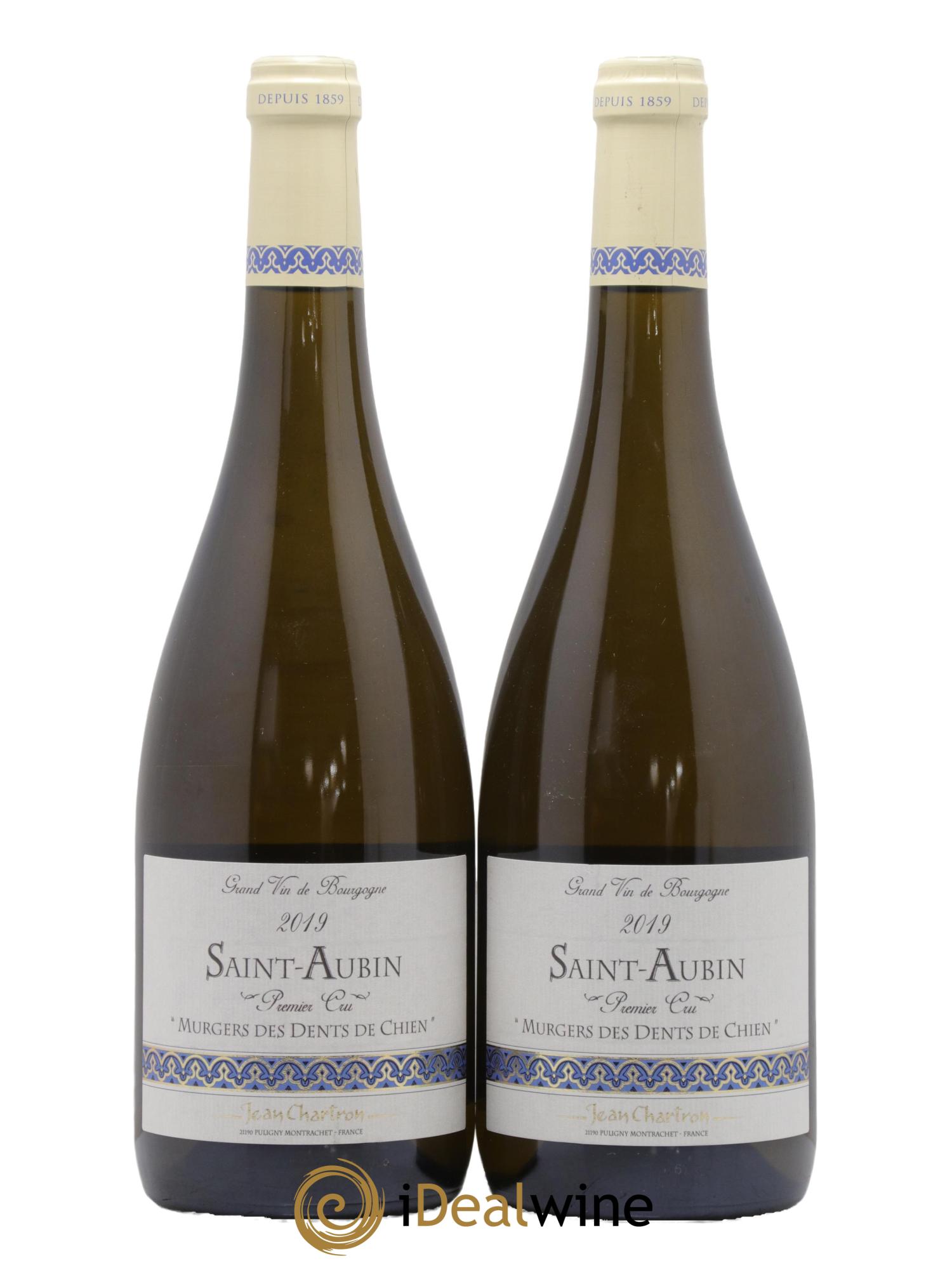 Saint-Aubin 1er Cru Les Murgers des Dents de Chien Jean Chartron (Domaine) 2019 - Lotto di 2 bottiglie - 0
