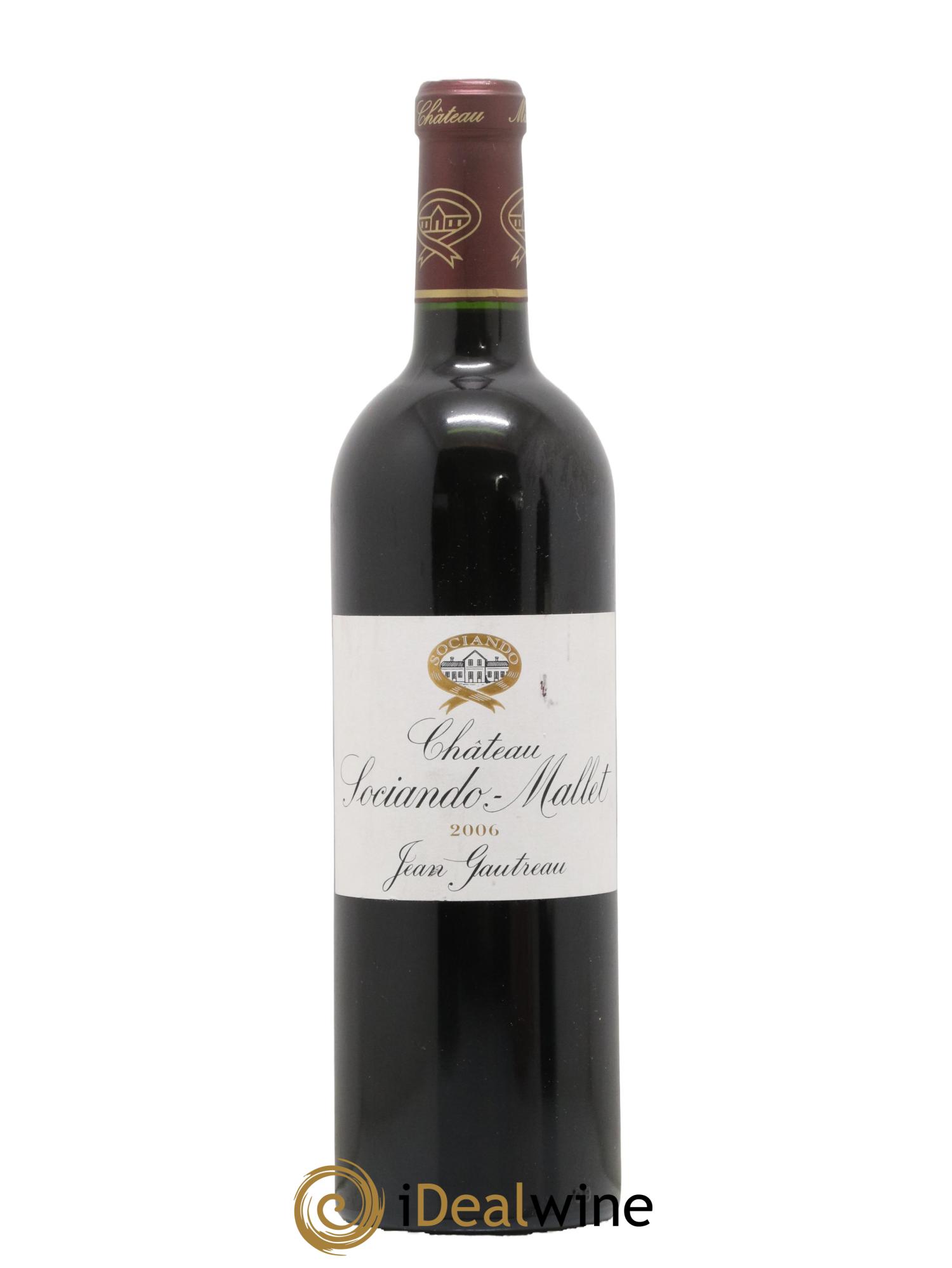 Château Sociando Mallet 2006 - Lot de 1 bouteille - 0