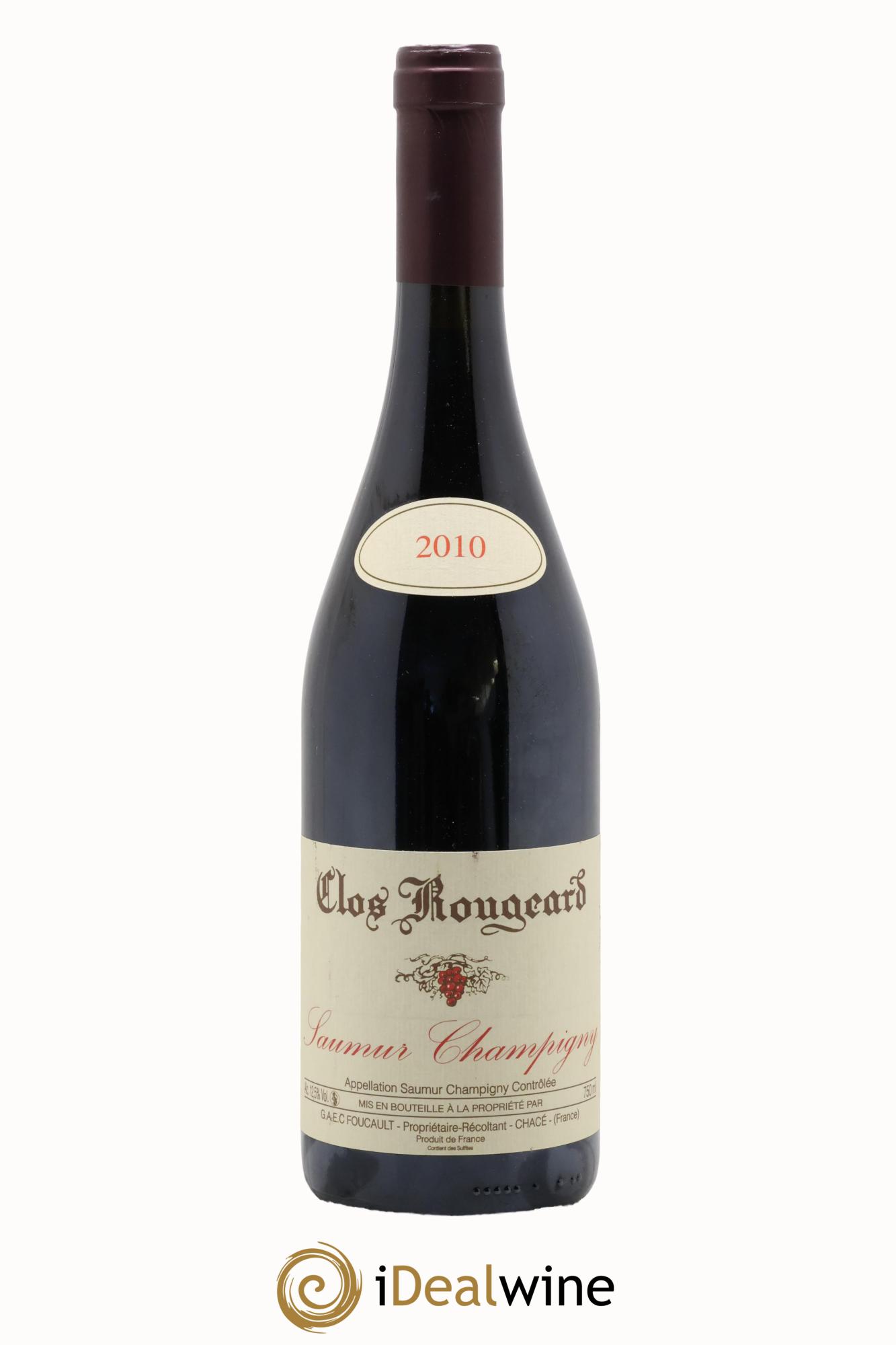 Saumur-Champigny Clos Rougeard 2010 - Lot of 1 bottle - 0