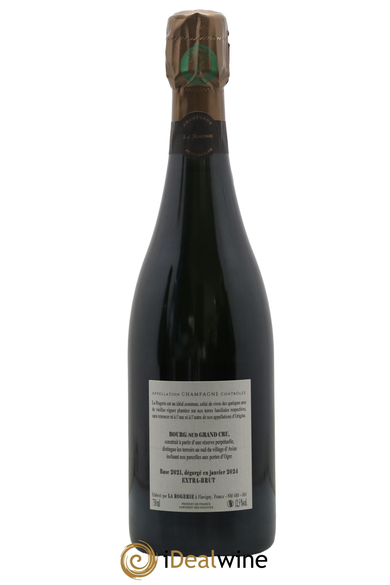 Bourg/Sud Réserve Perpétuelle Grand Cru Extra-Brut La Rogerie - Lot de 1 bouteille - 1