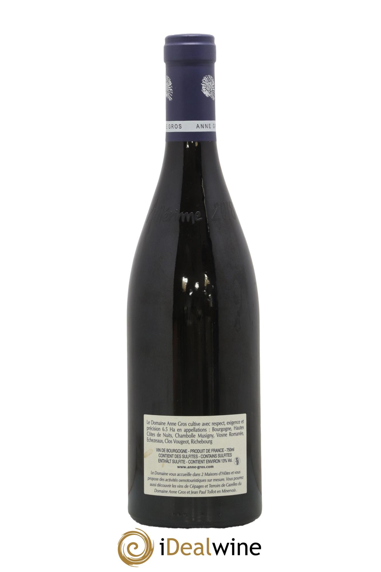 Clos de Vougeot Grand Cru Le Grand Maupertui Anne Gros 2018 - Lot of 1 bottle - 1