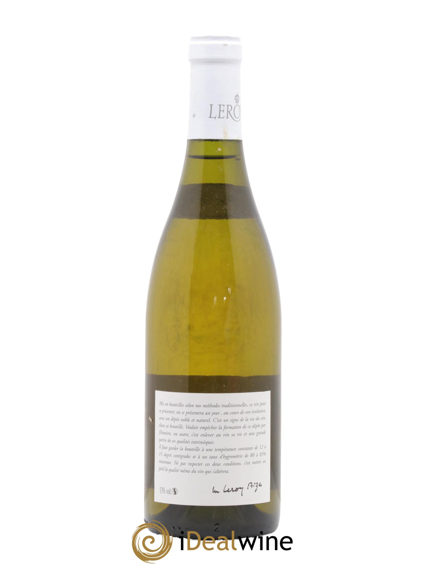 Puligny-Montrachet 1er Cru Sous le Puits Leroy SA 2011 - Lot de 1 bouteille - 1