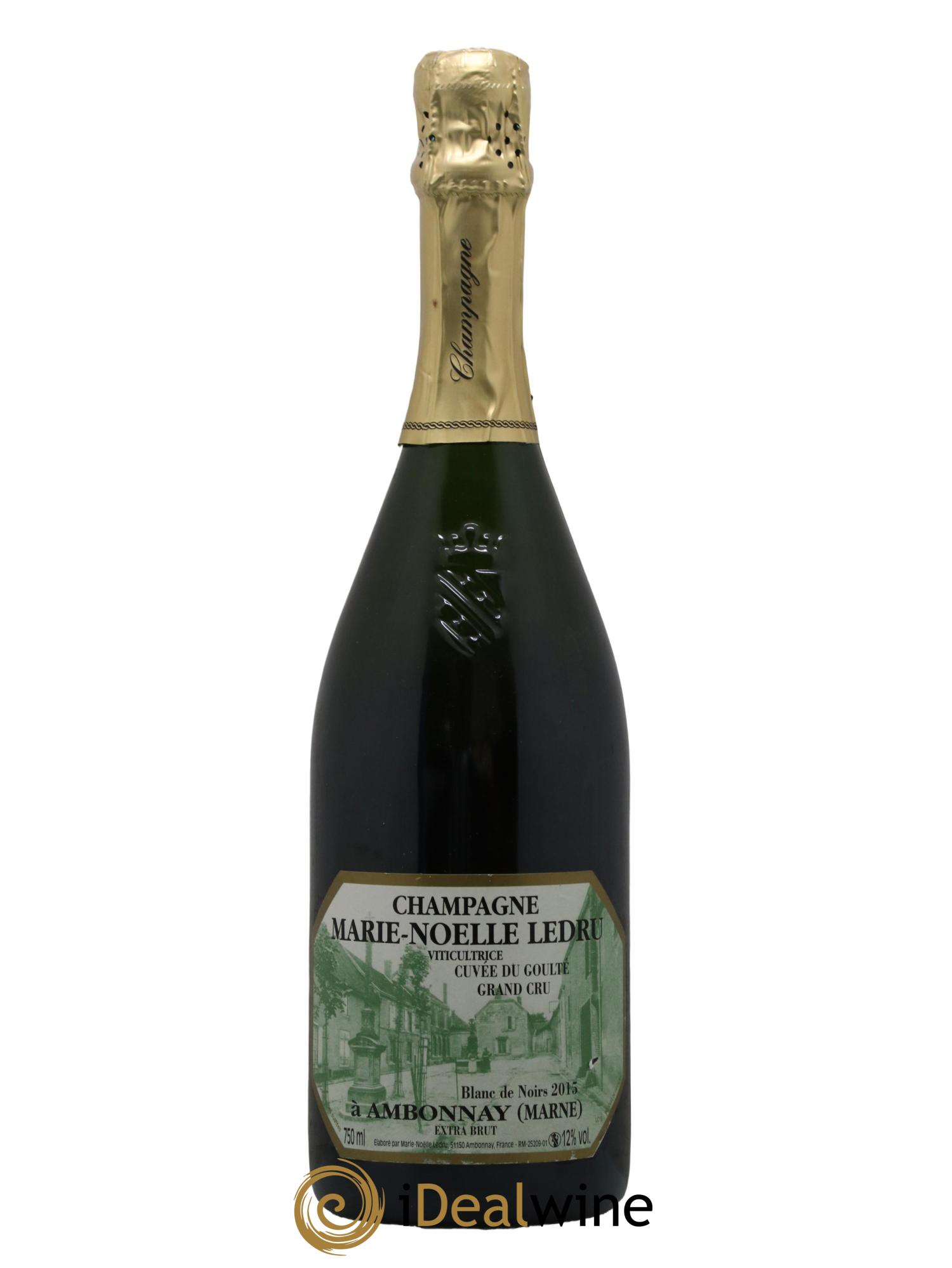 Cuvée du Goulté Blanc de Noirs Marie-Noëlle Ledru 2015 - Lot de 1 bouteille - 0