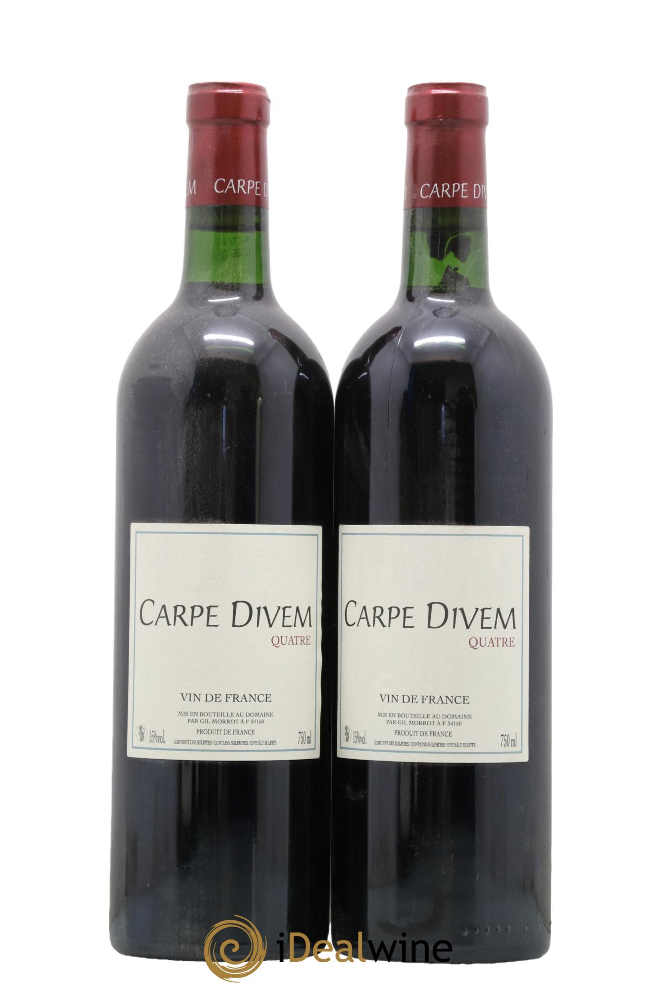 Vin de France Quatre Carpe Divem Gil Morrot - Lot de 2 bouteilles - 0