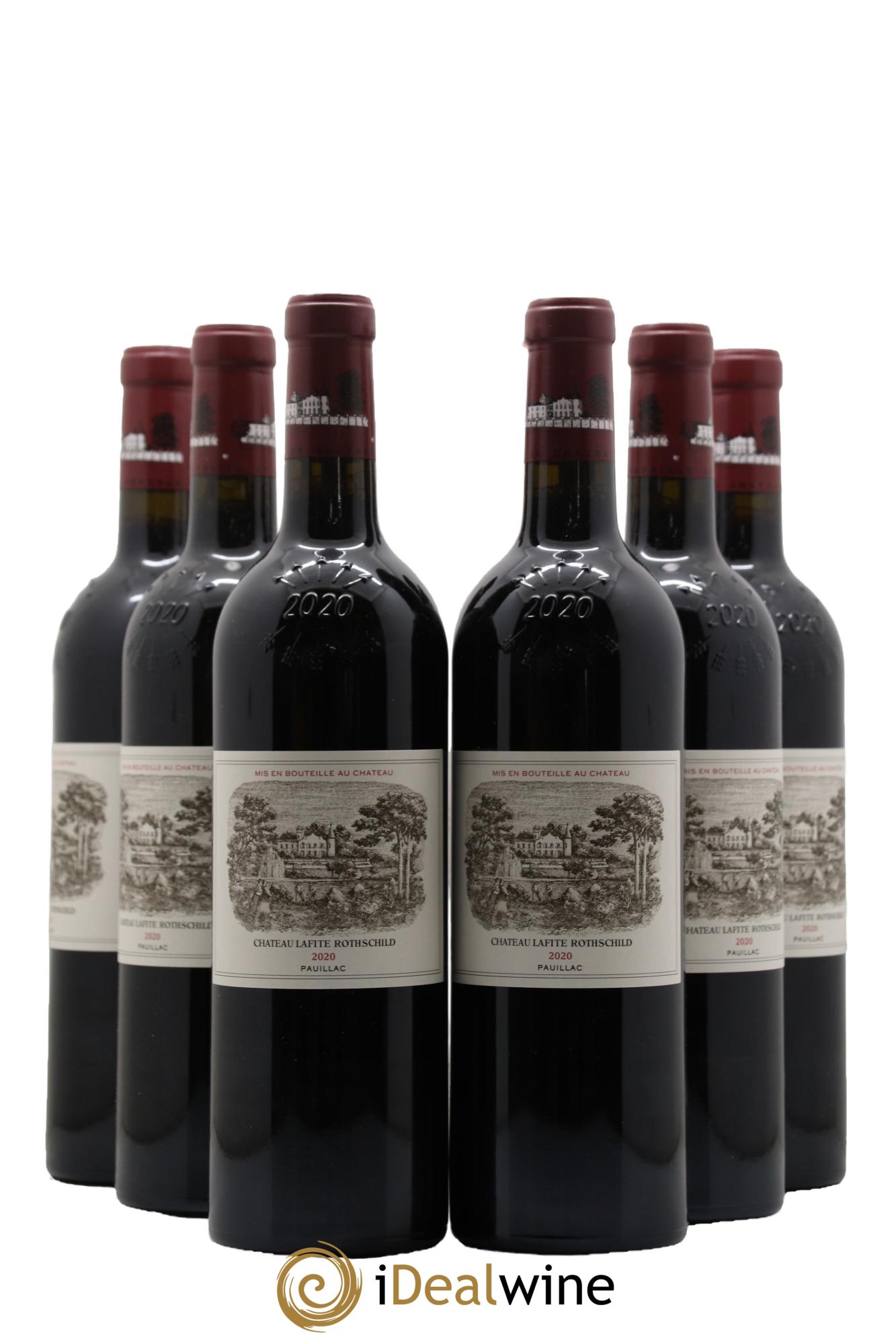 Château Lafite Rothschild 1er Grand Cru Classé 2020 - Lot of 6 bottles - 0