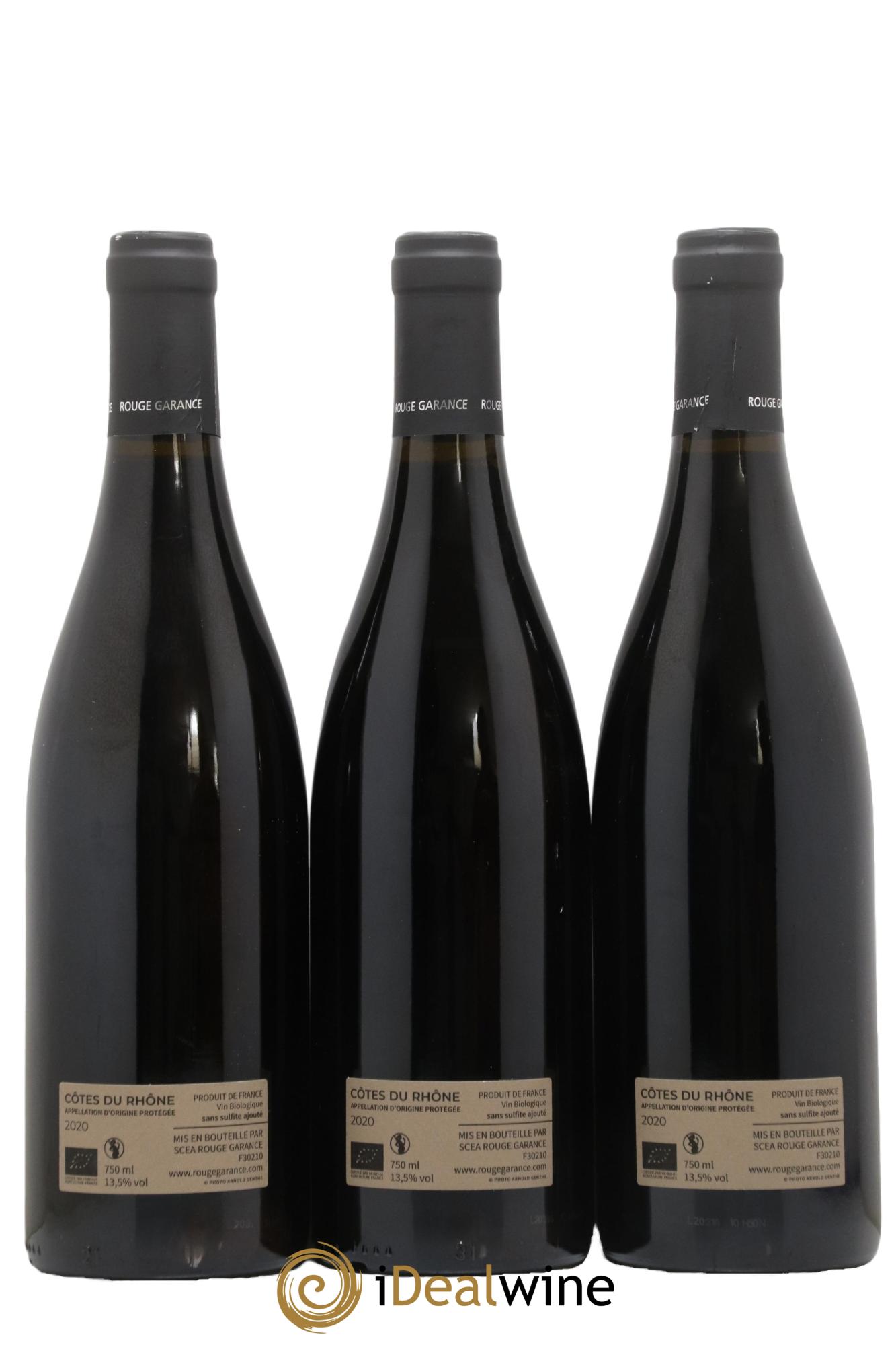 Côtes-du-Rhône Lee Miller Rouge Garance 2020 - Lot of 3 bottles - 1