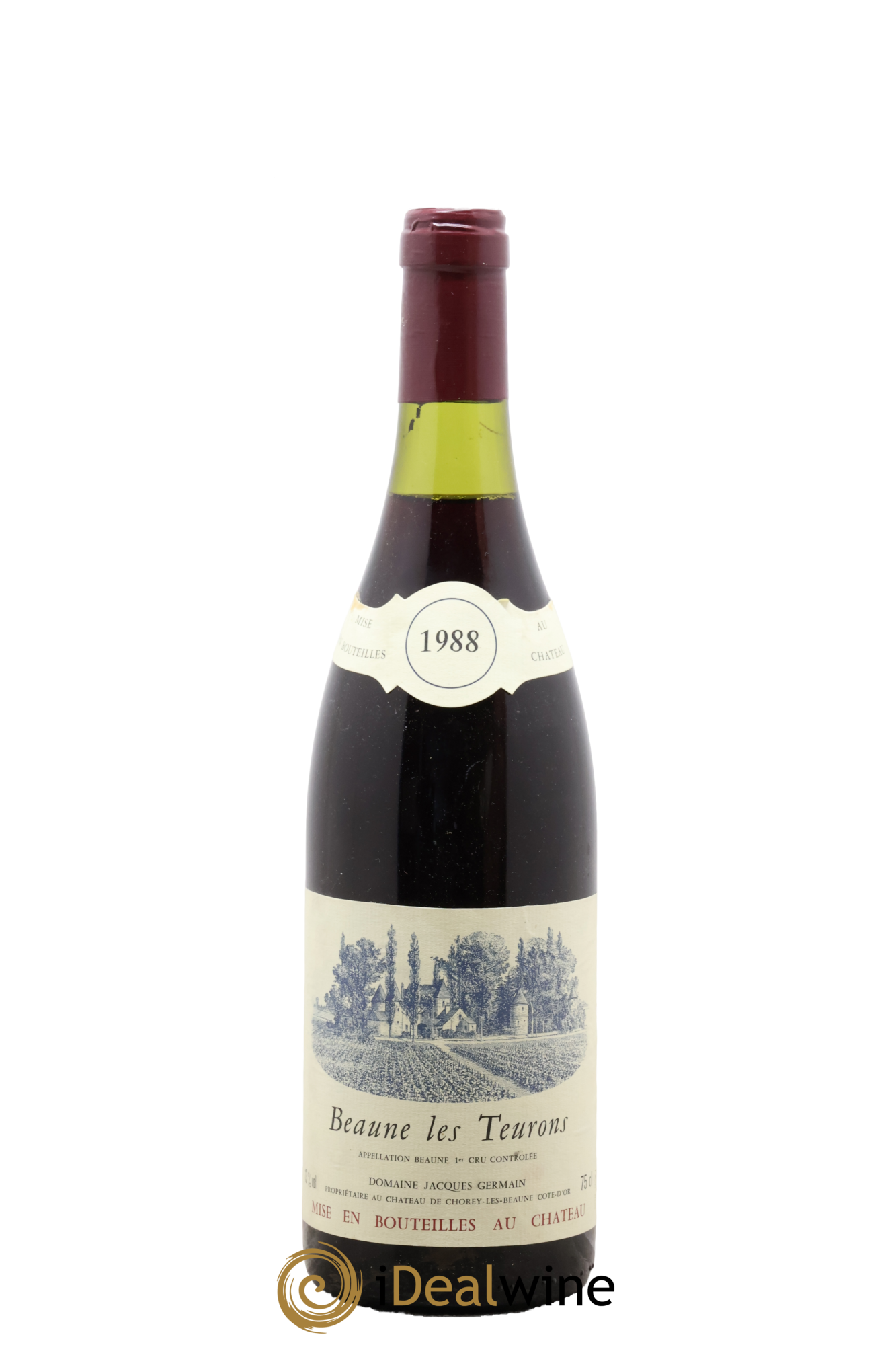 Beaune Les Teurons Domaine Jacques Germain 1988 - Lot de 1 bouteille - 0