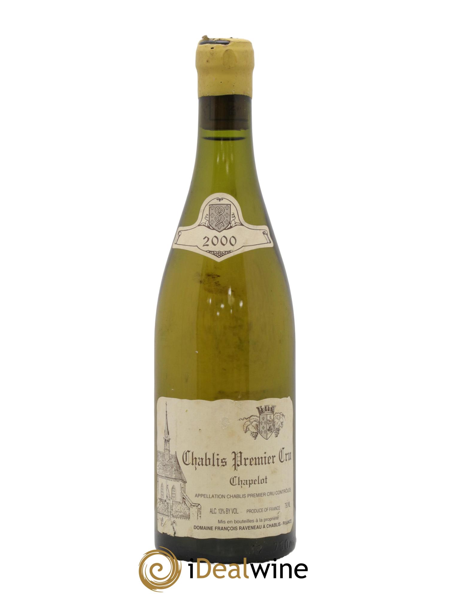 Chablis 1er Cru Chapelot Raveneau (Domaine) 2000 - Lot de 1 bouteille - 0