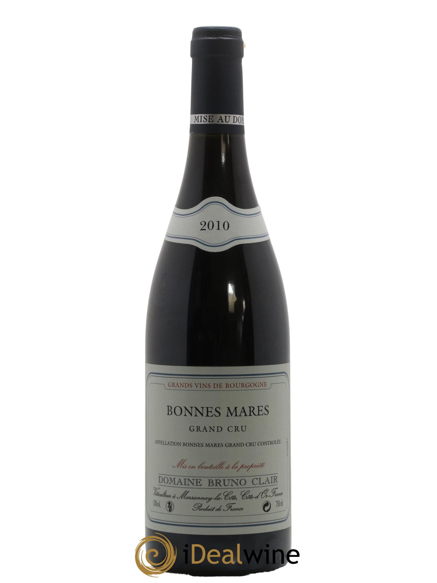 Bonnes-Mares Grand Cru Bruno Clair (Domaine) 2010 - Lot de 1 bouteille - 0