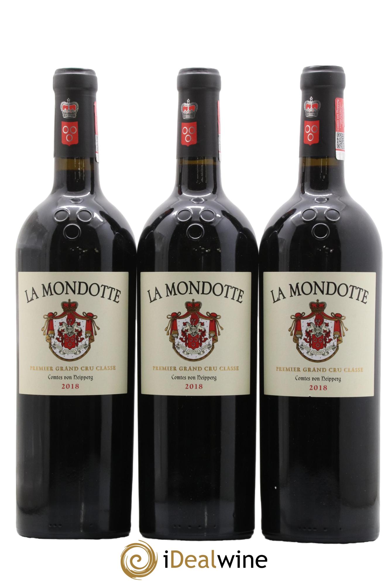 La Mondotte 1er Grand Cru Classé B depuis 2012 2018 - Lot de 3 bouteilles - 0